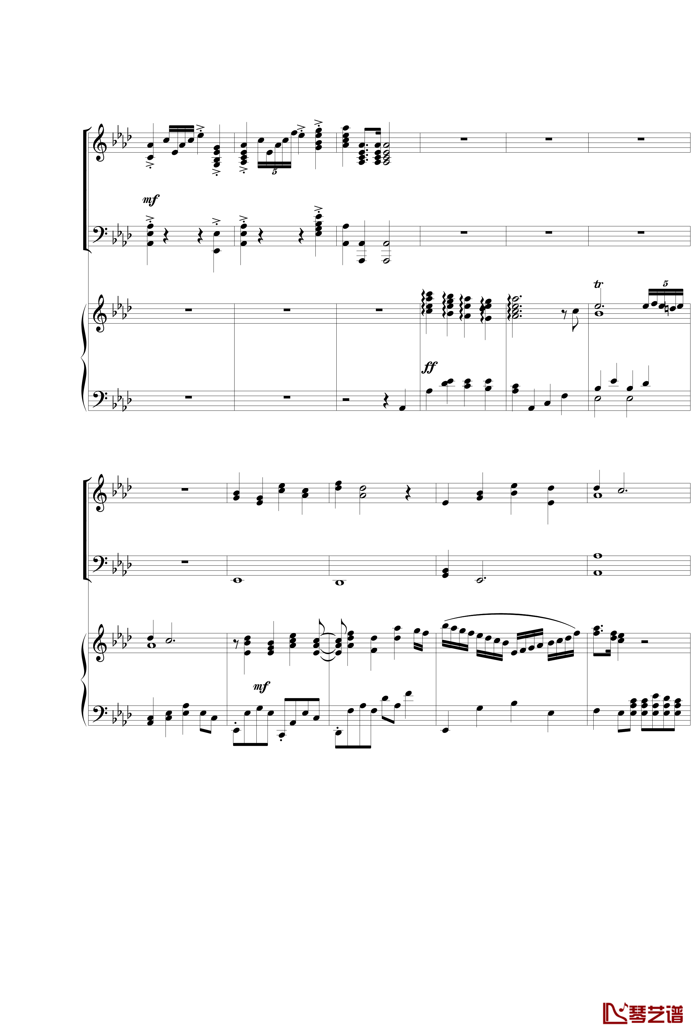 Piano Concerto钢琴谱 No.2-nzh19345