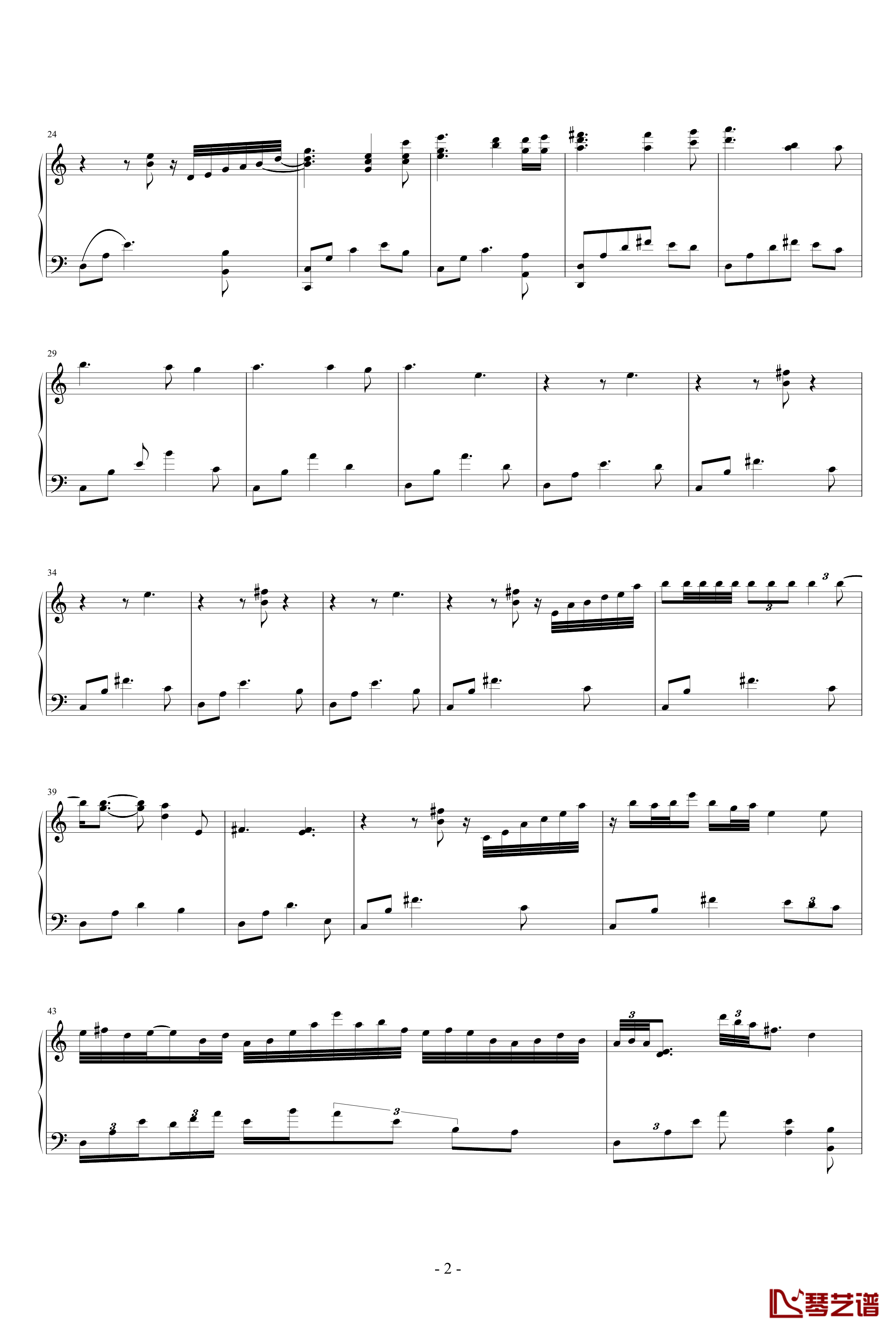冥想集钢琴谱-修改-升c小调16