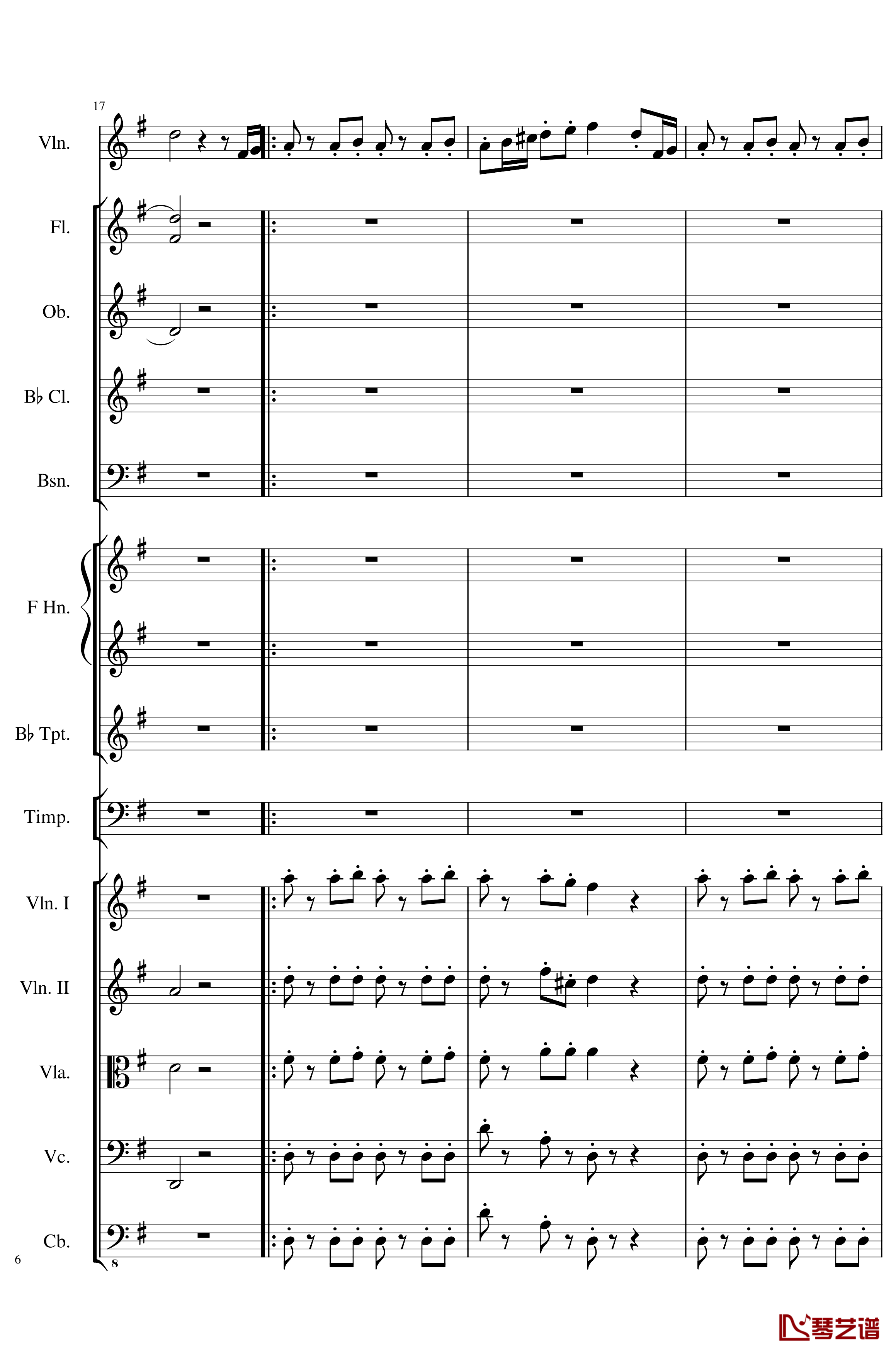 Rondo in G, Op.137钢琴谱-一个球6