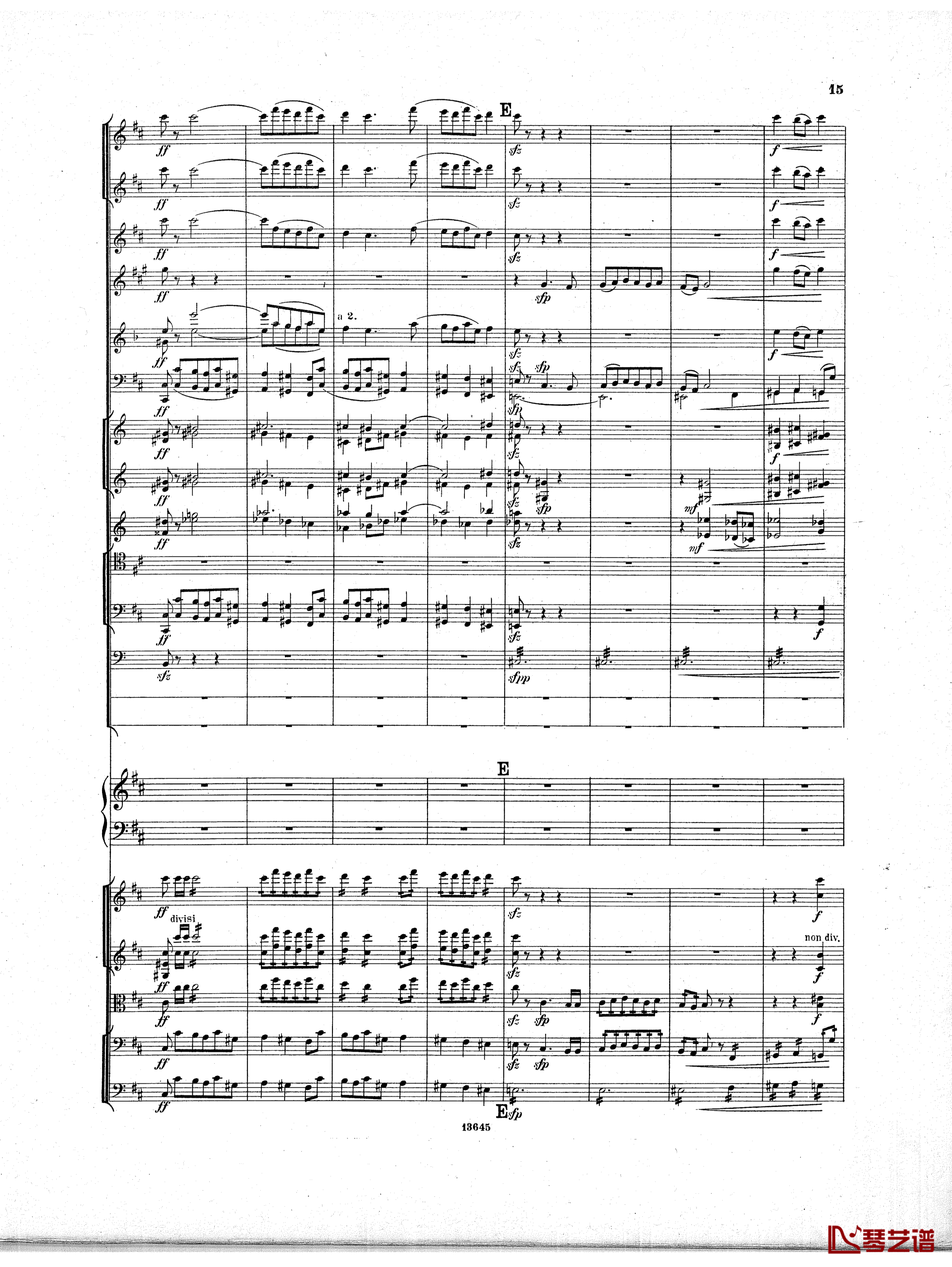 Lyapunov 降E小调第一钢琴协奏曲 Op.4钢琴谱-Lyapunov14