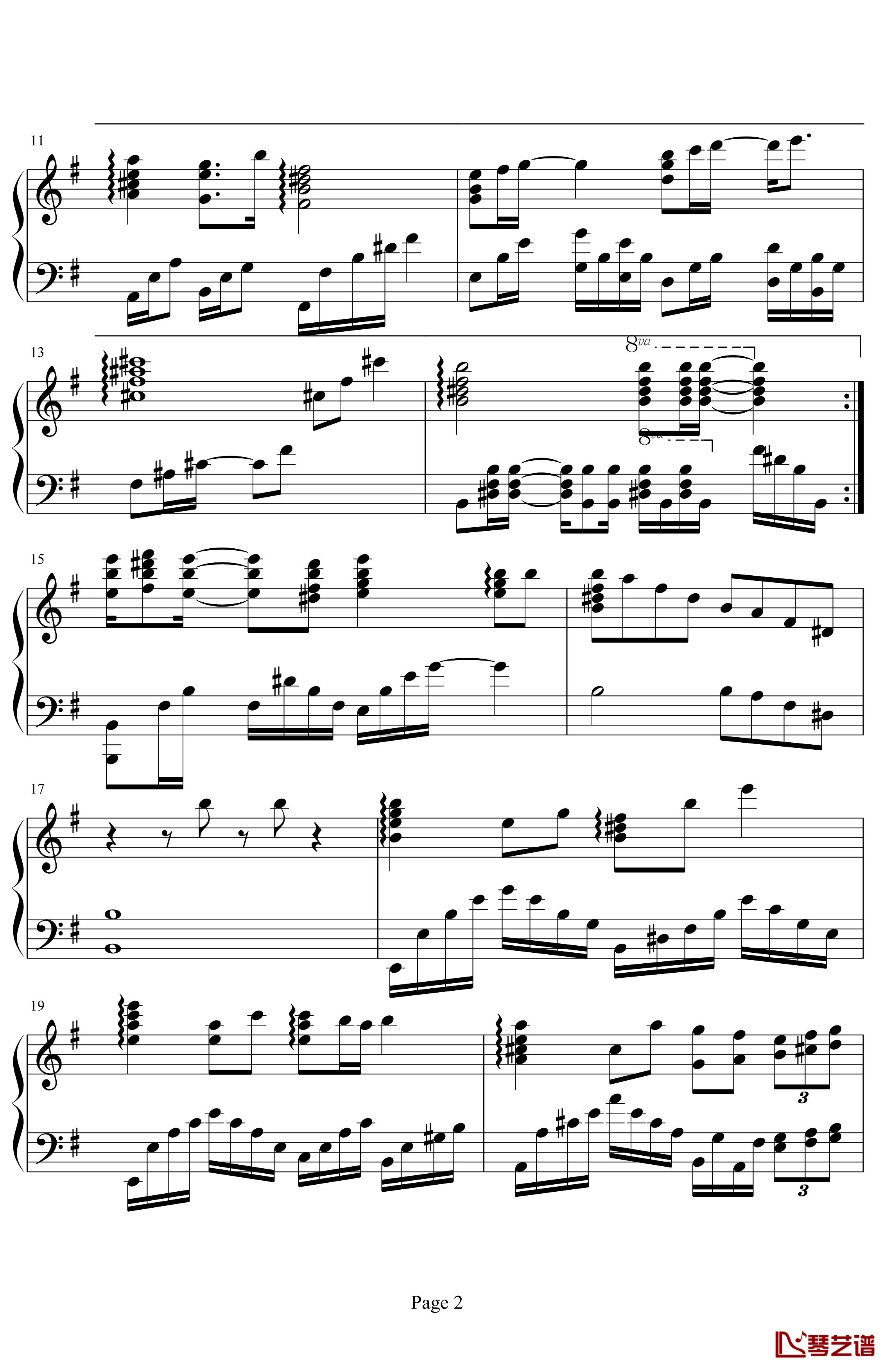 交错的弦钢琴谱-修改版-.伊dên-H082