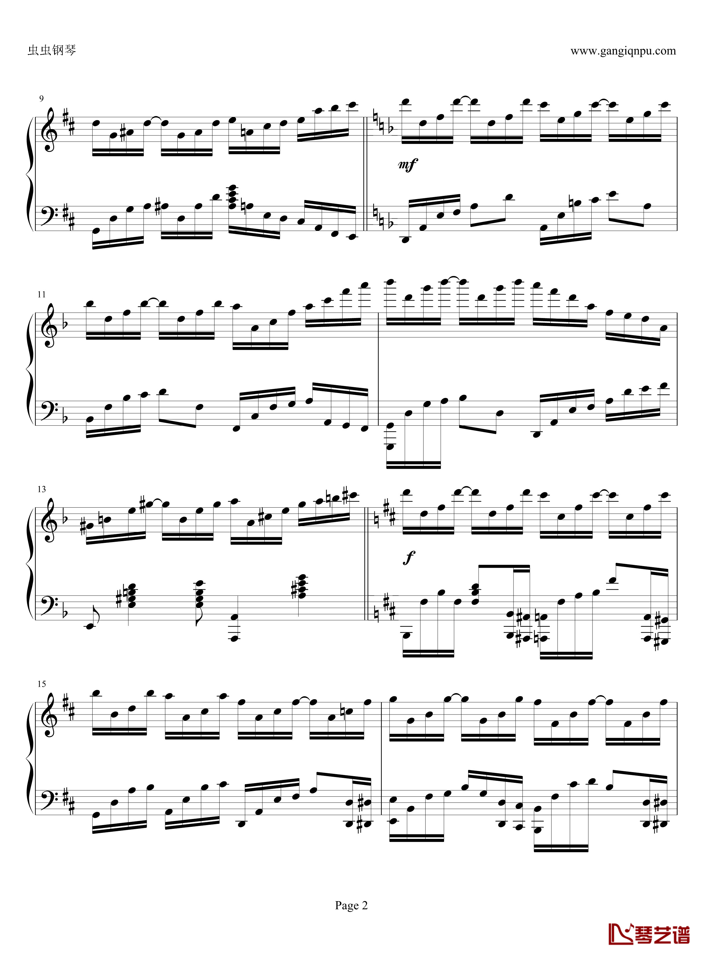 流离的假华尔兹钢琴谱-飞腾哈哈2