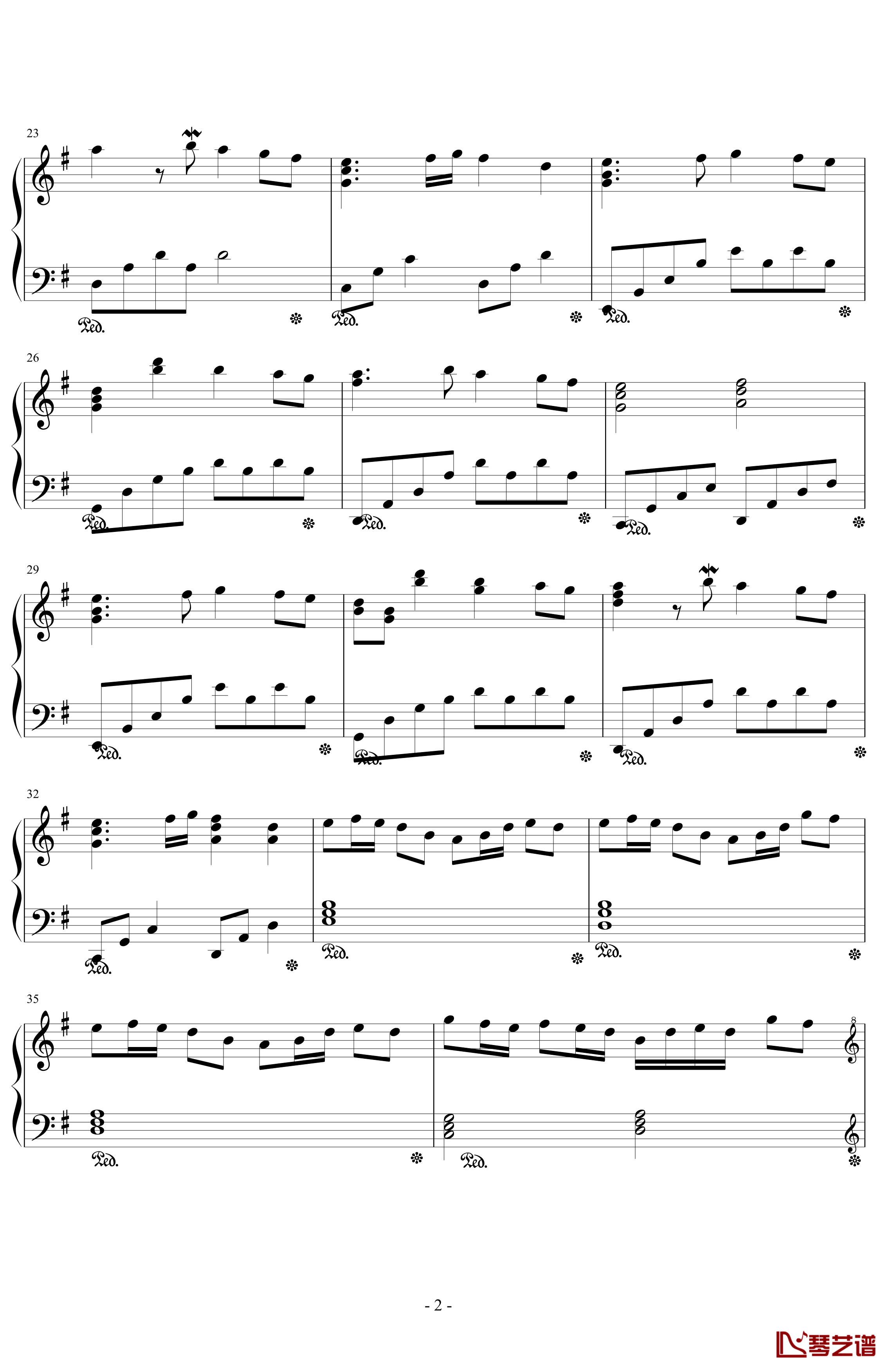 Fairy Tail Main Theme钢琴谱-动漫影视2
