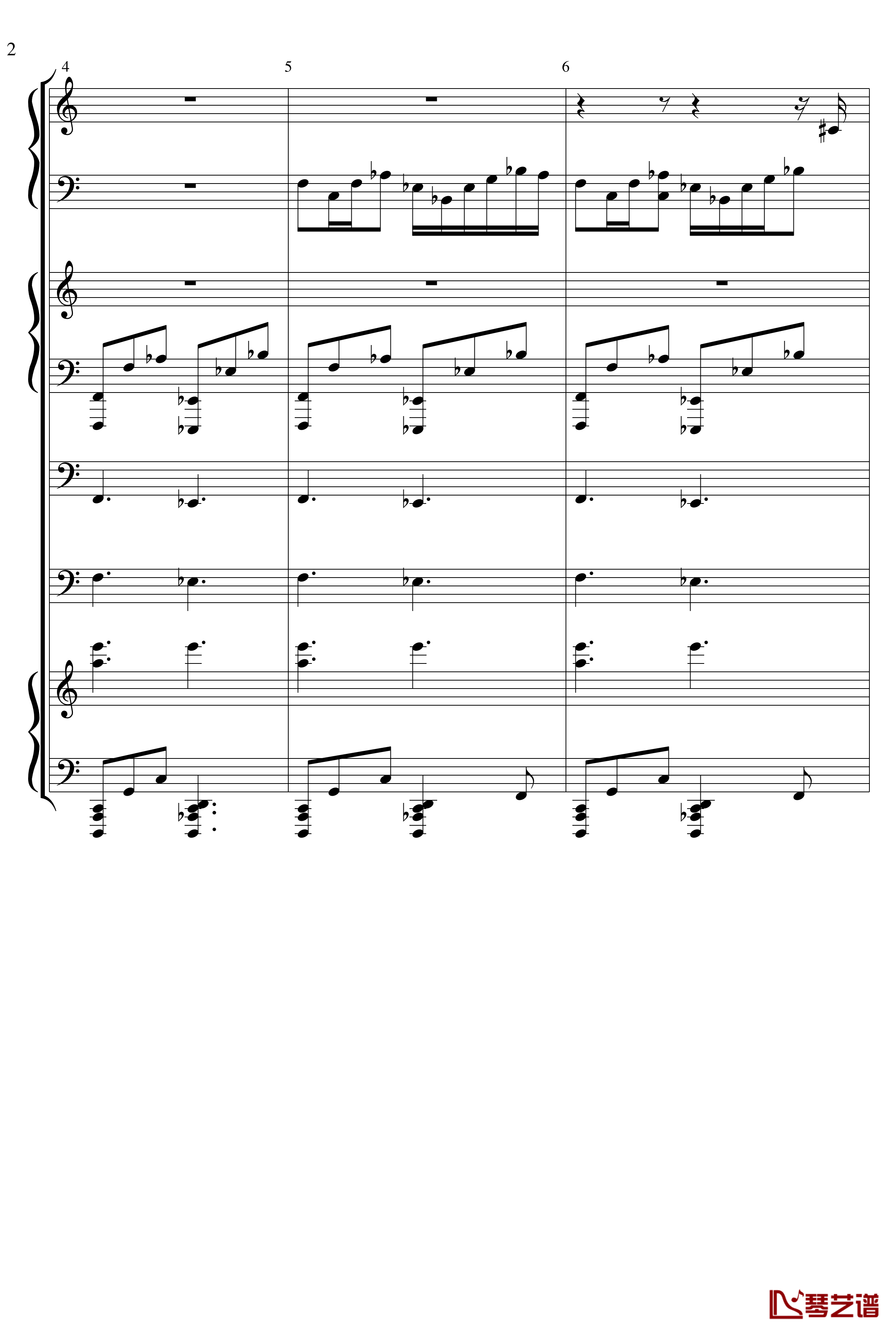 丝绸之路钢琴谱-gyf5132