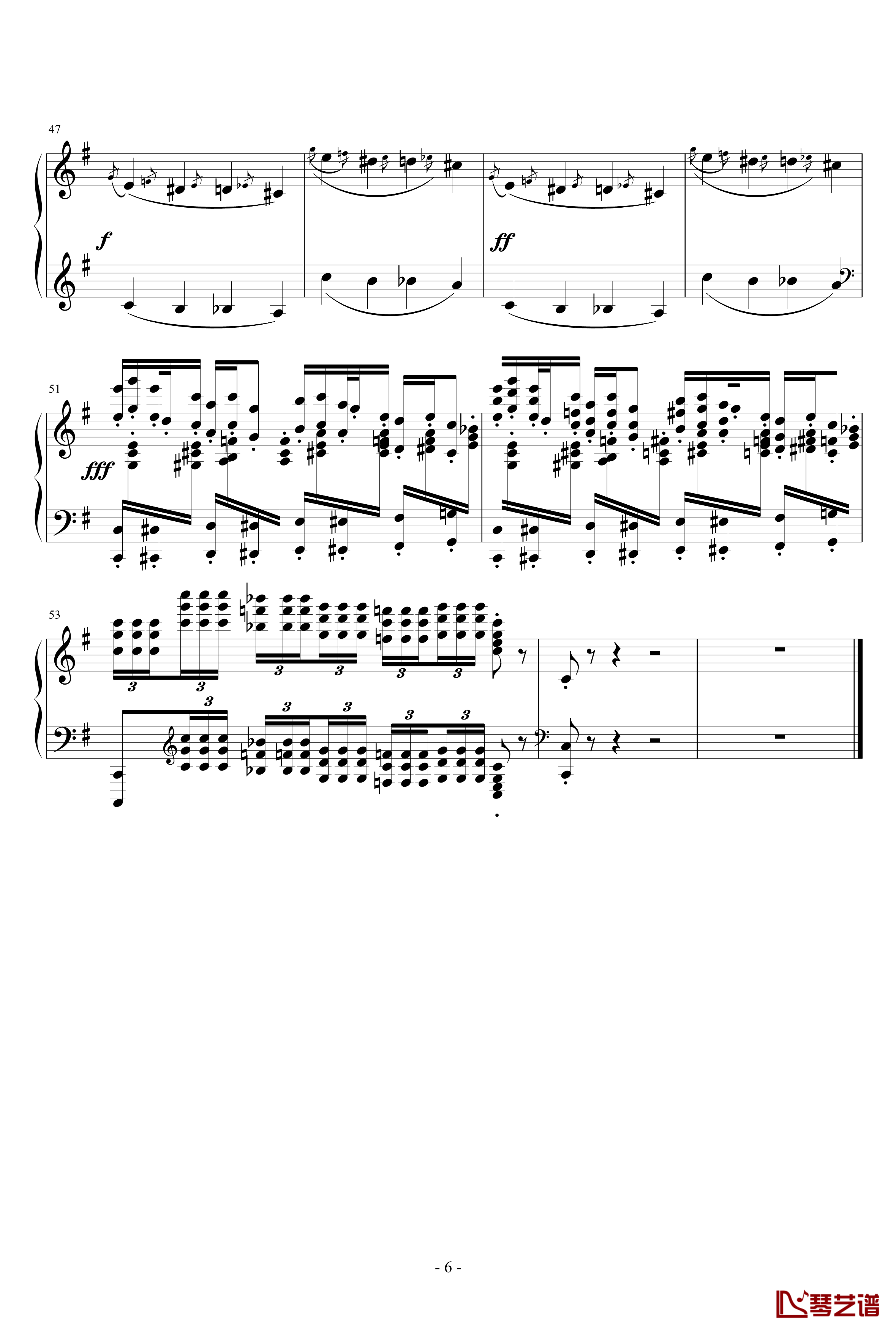 Capriccio in G Major钢琴谱-一个球6