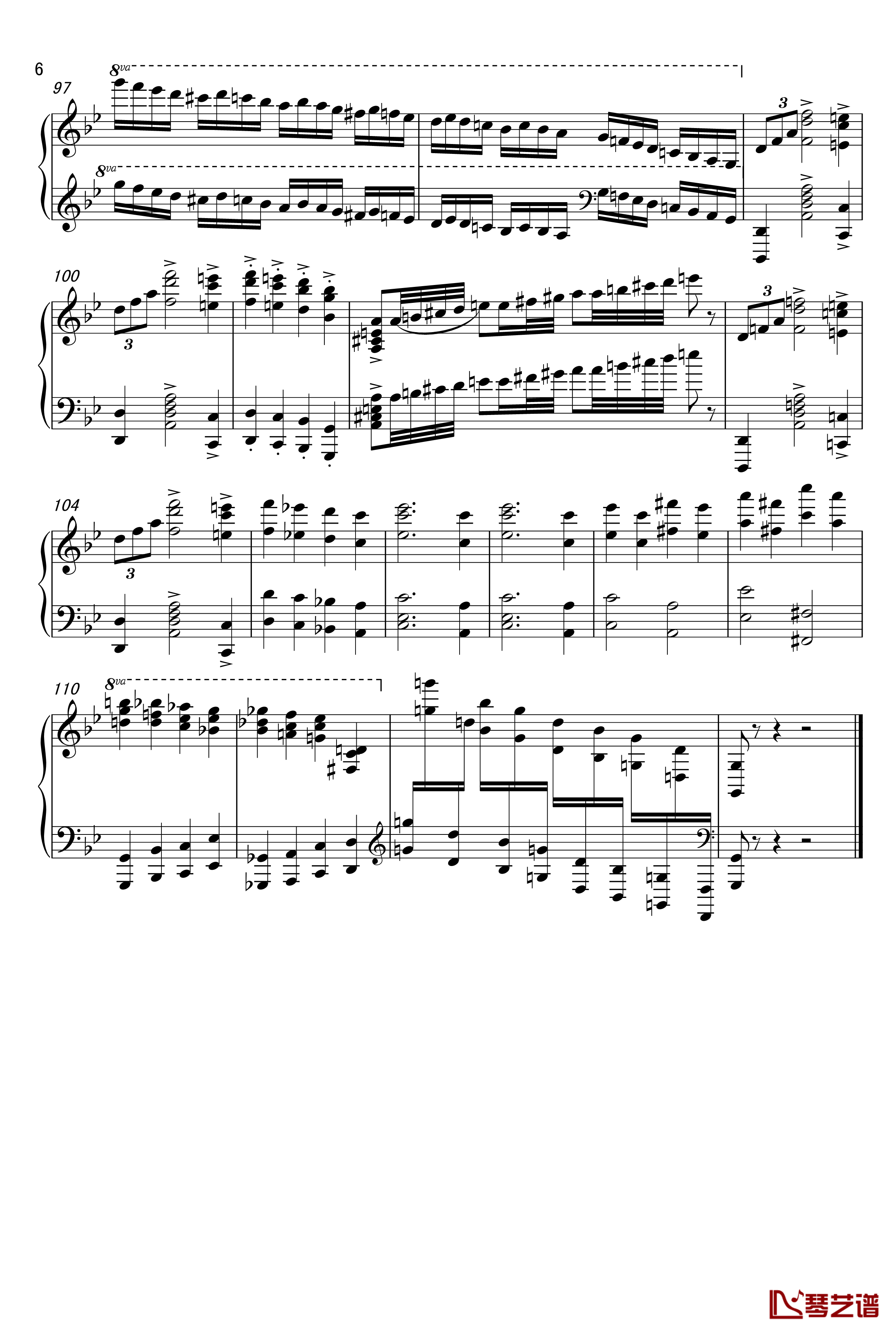安魂曲钢琴谱-马克西姆-Maksim·Mrvica6