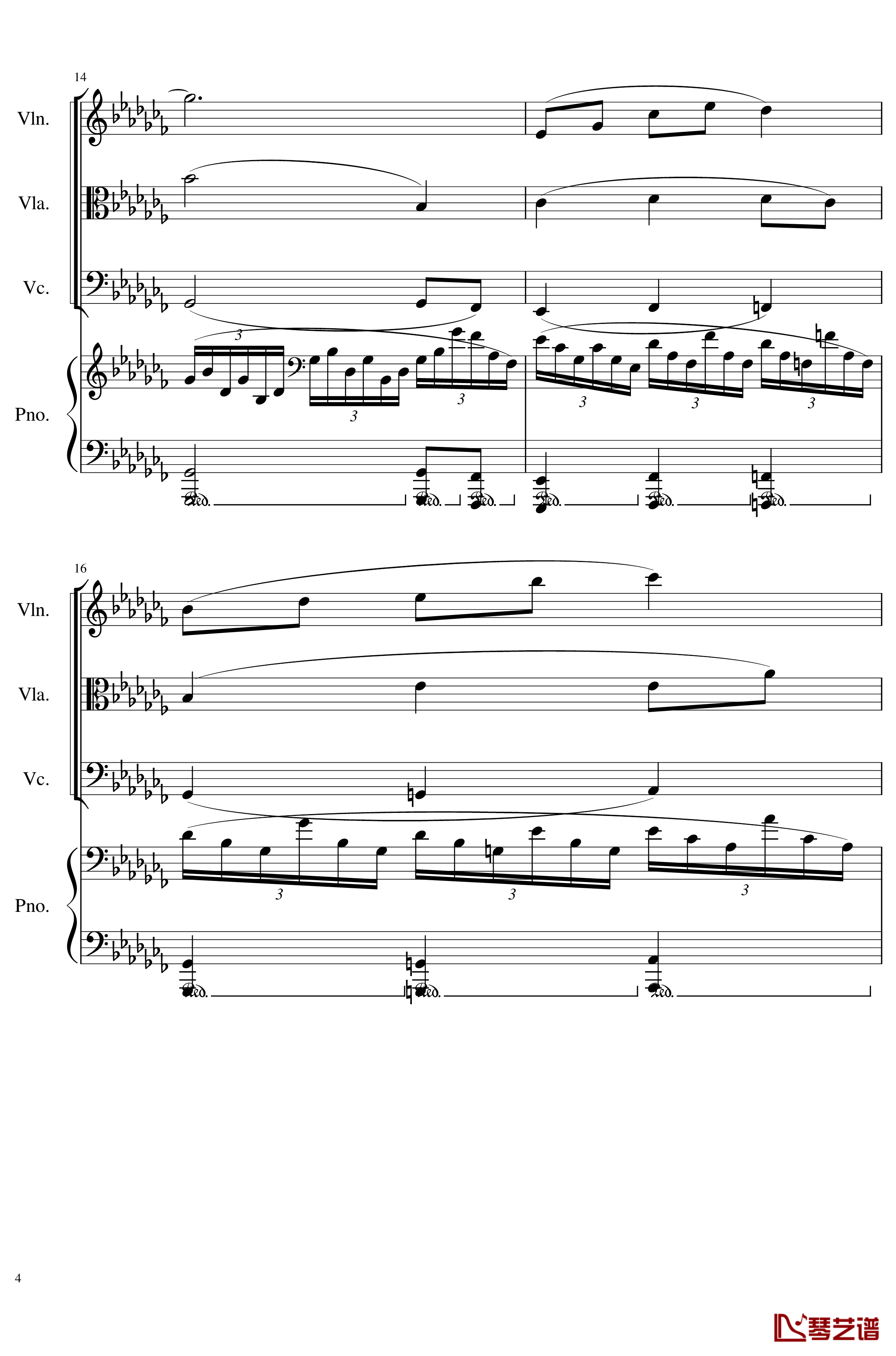 I love Minecraft, Op.96钢琴谱-一个球4