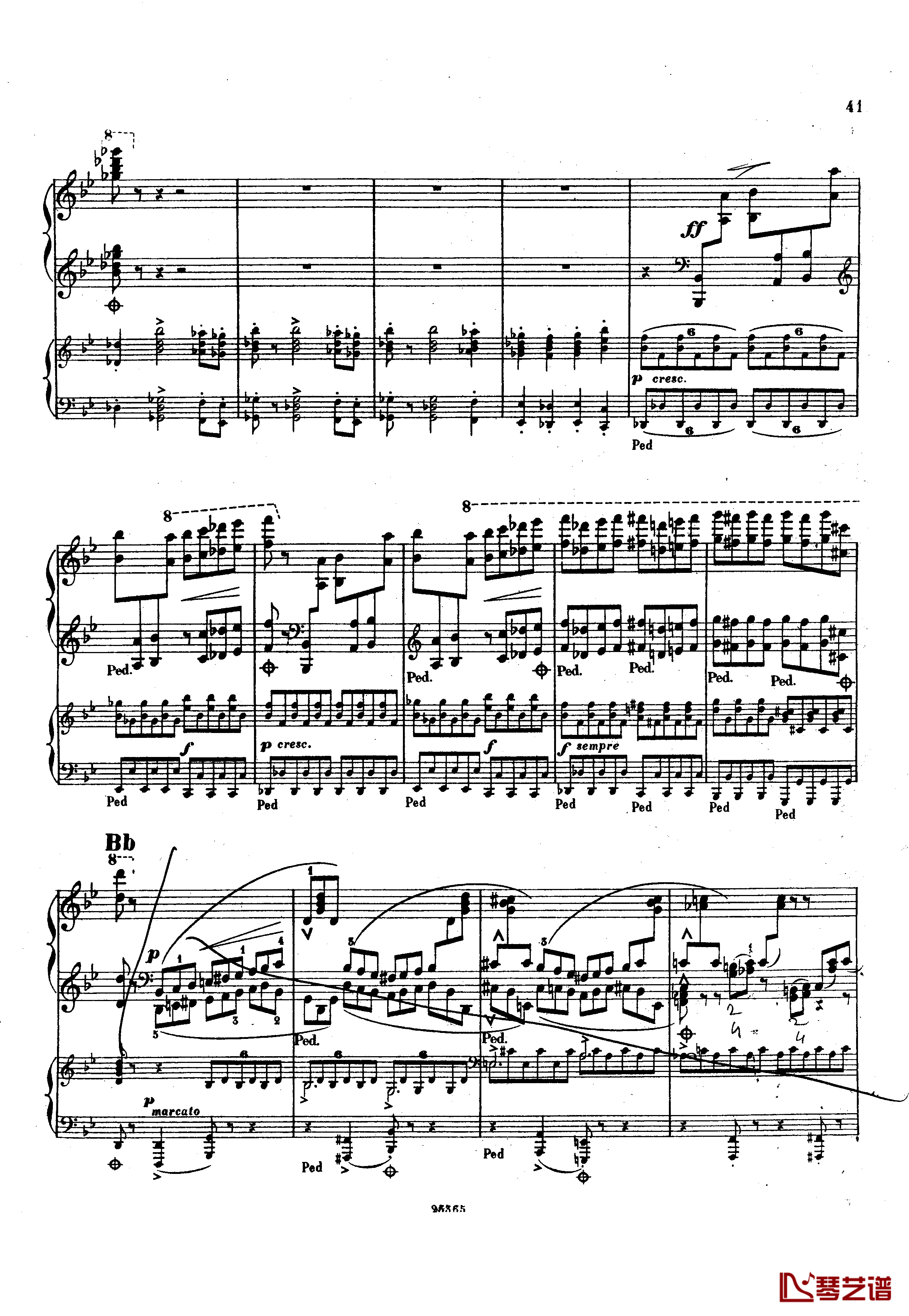 g小调钢琴协奏曲  Op.15钢琴谱-斯甘巴蒂41