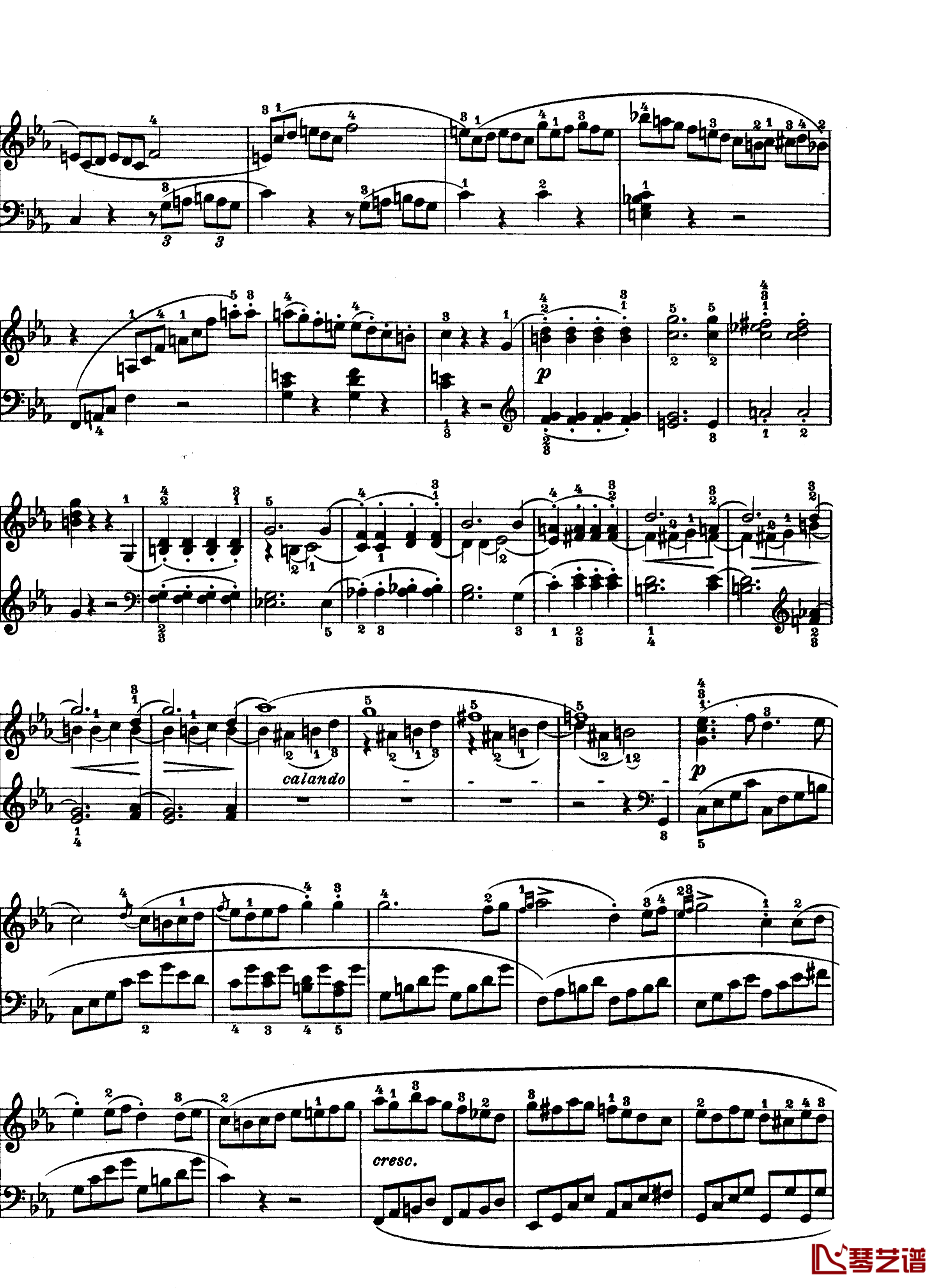 C小调第八琴奏鸣曲钢琴谱-悲怆-贝多芬-beethoven17