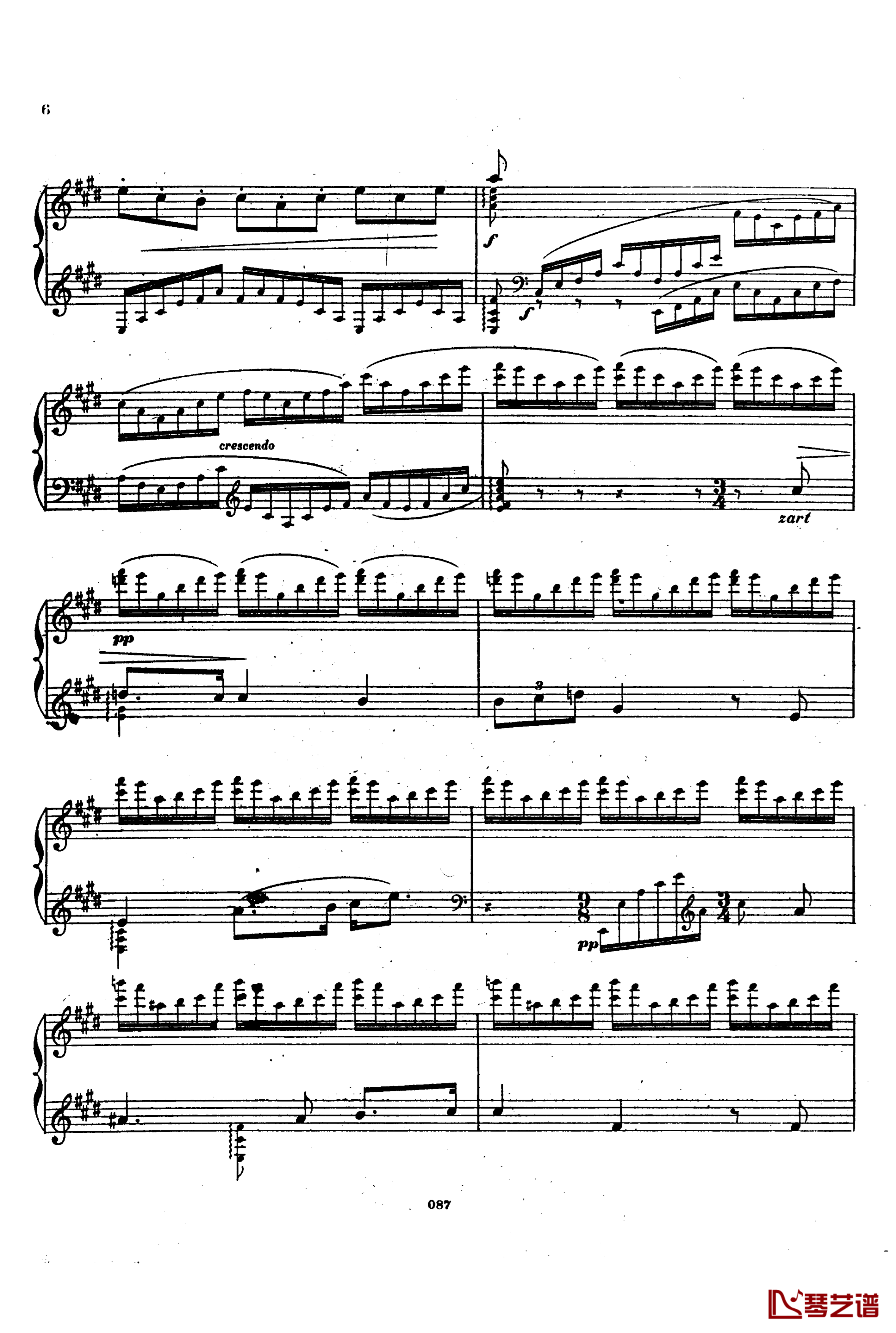 森林低语钢琴谱-瓦格纳5