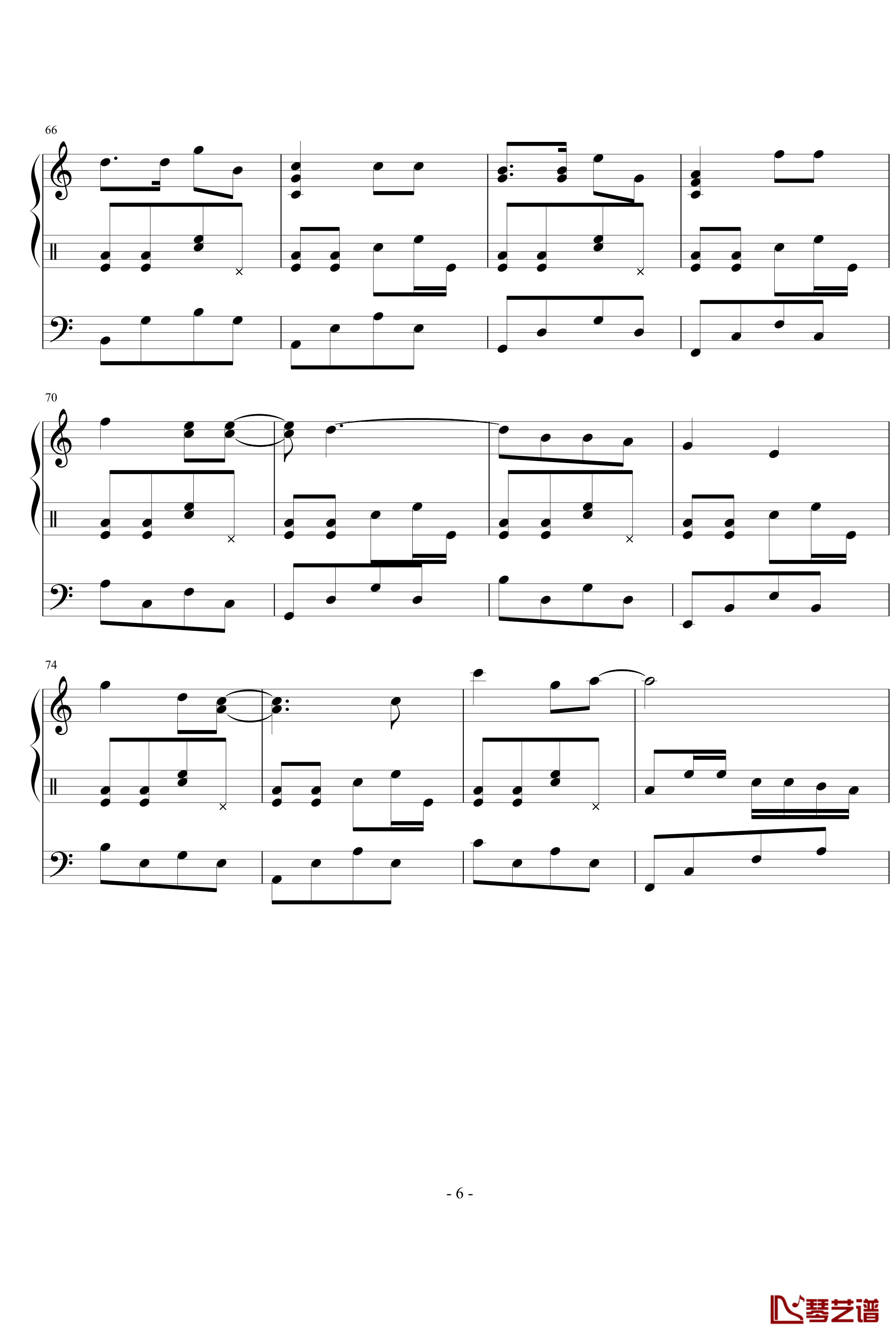 星月游乐园钢琴谱-199086hxy6