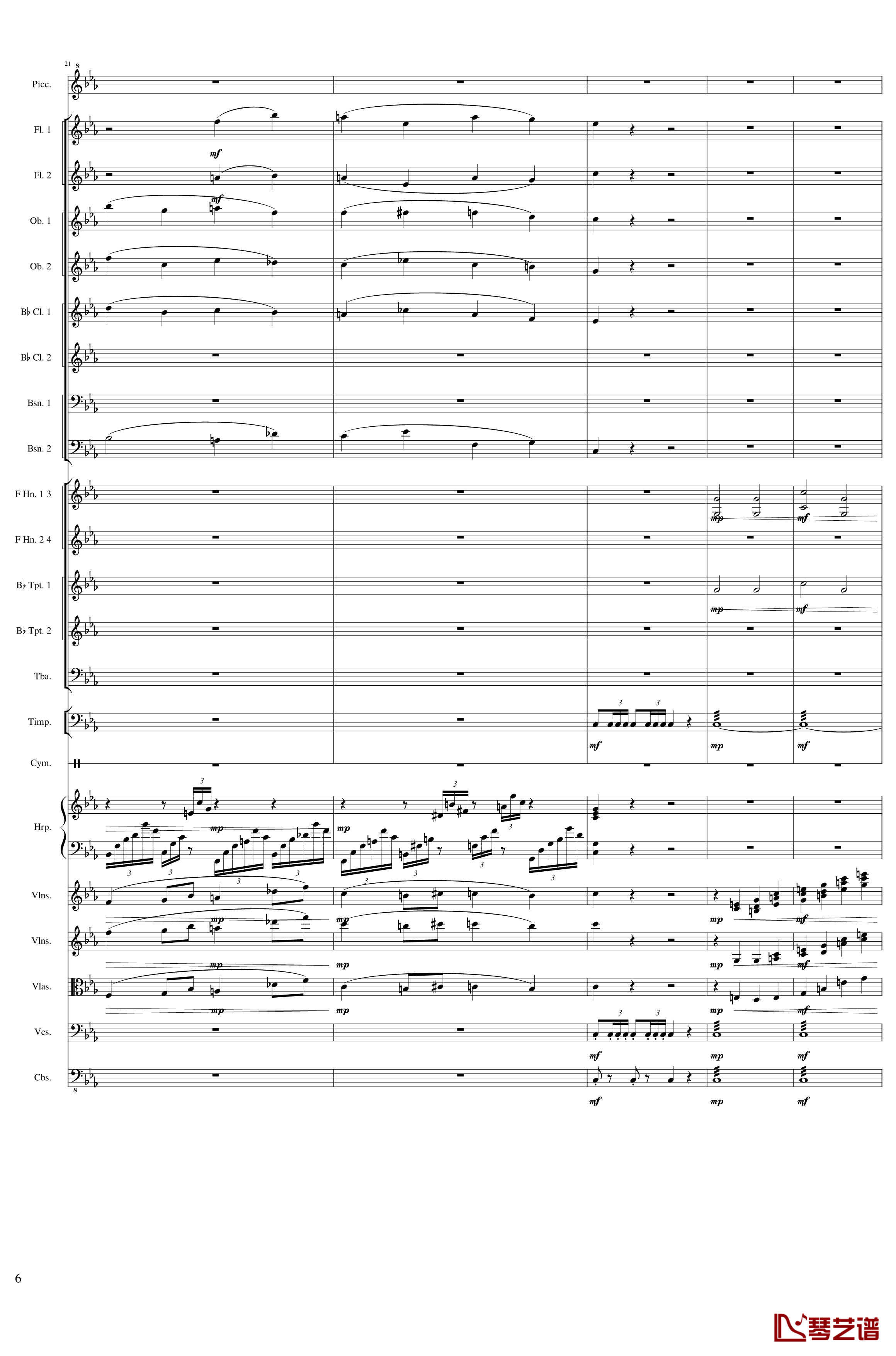 Symphonic Poem No.2, Op.65钢琴谱-一个球6