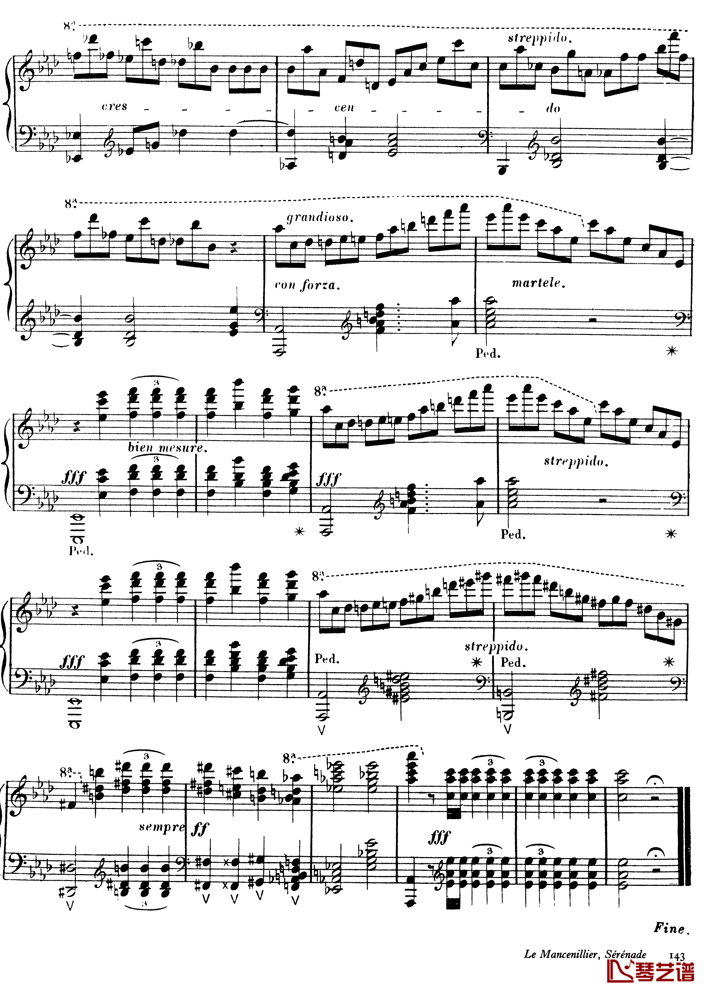 西印度小夜曲 Op.11钢琴谱-戈特沙尔克11