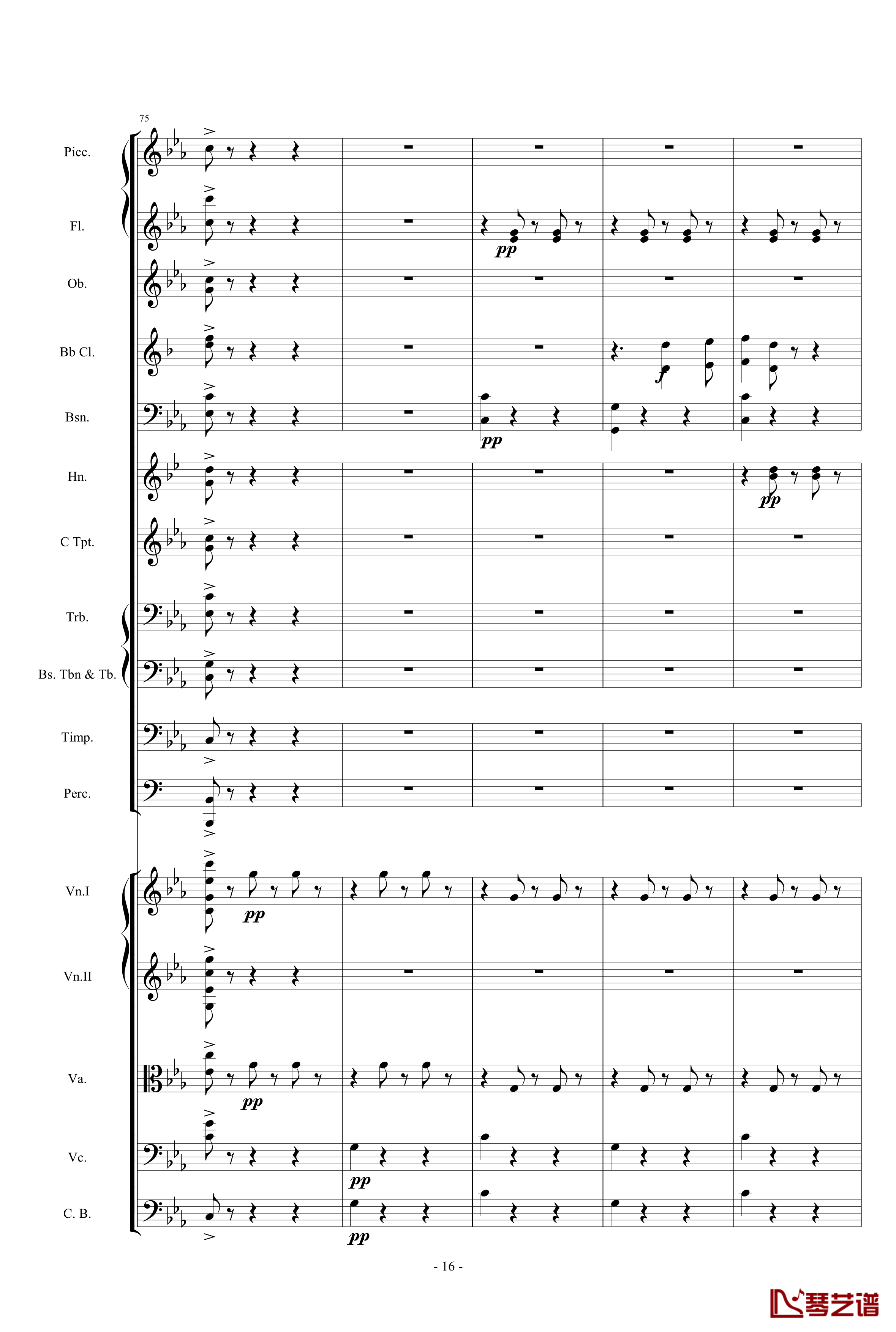 愤怒的小鸟交响曲第三乐章Op.5 no.3钢琴谱-1057257816