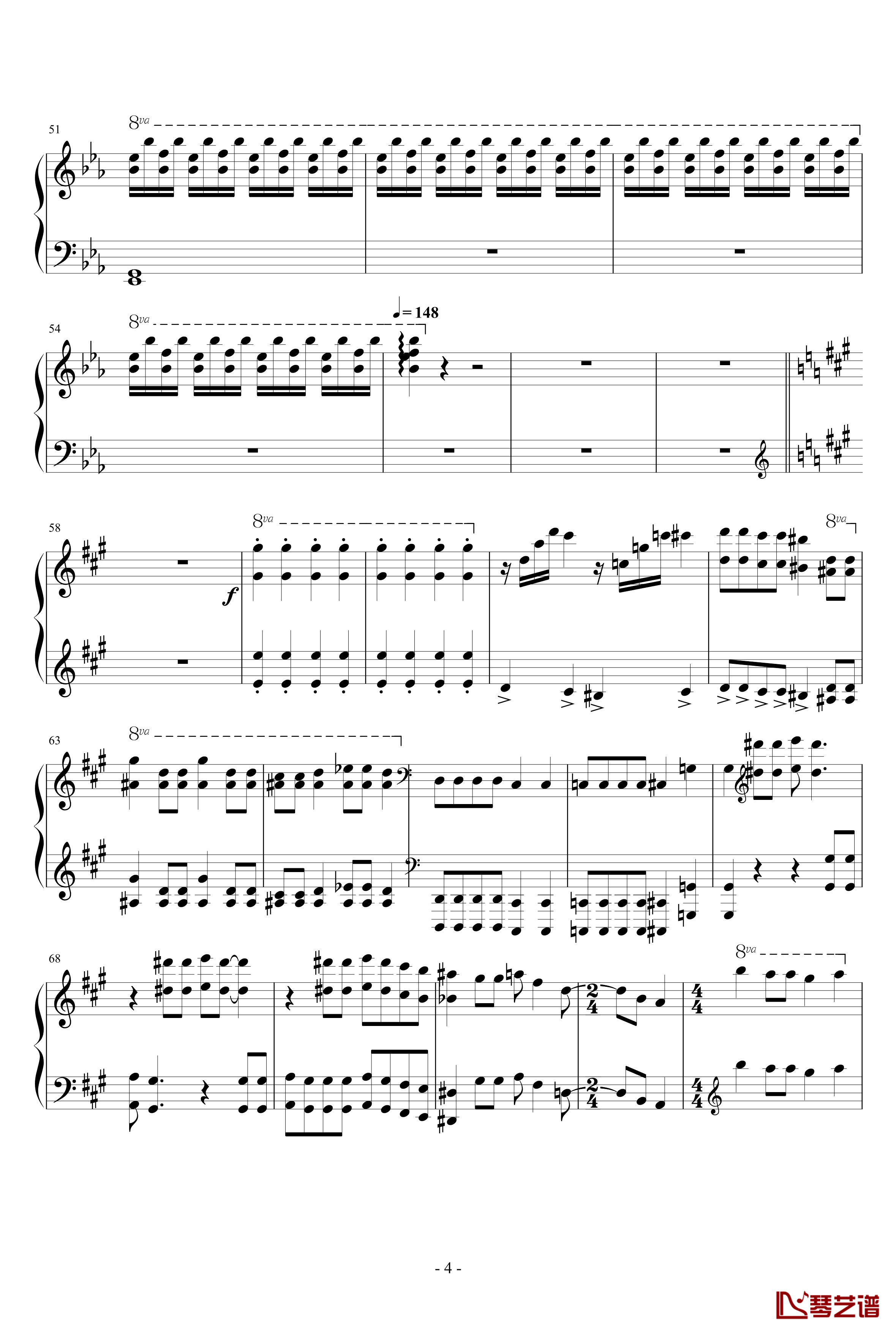 Bohemian Rhapsody钢琴谱-马克西姆-Maksim·Mrvica4