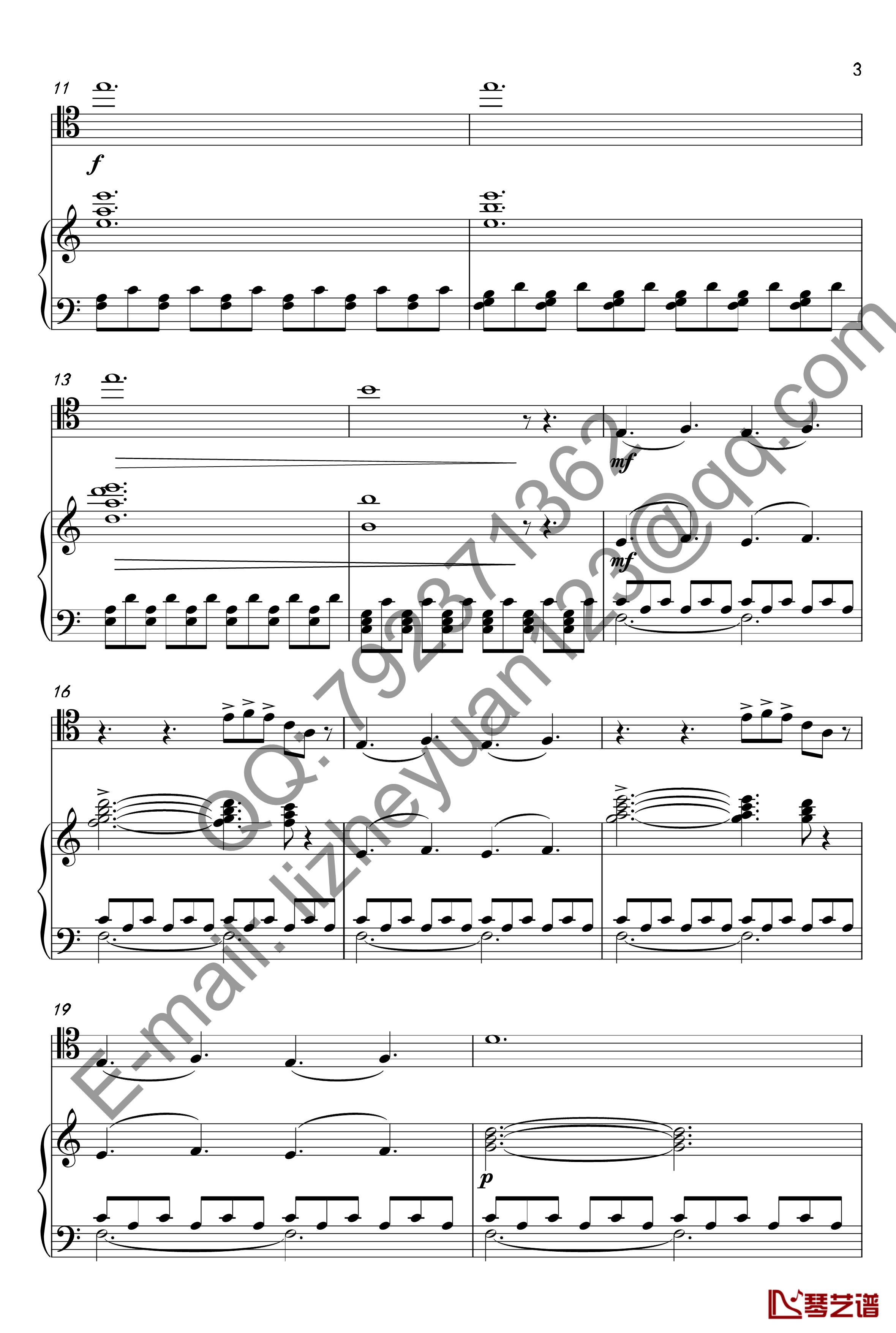 唐顿庄园主题曲钢琴谱-钢琴+大提琴-唐顿庄园3