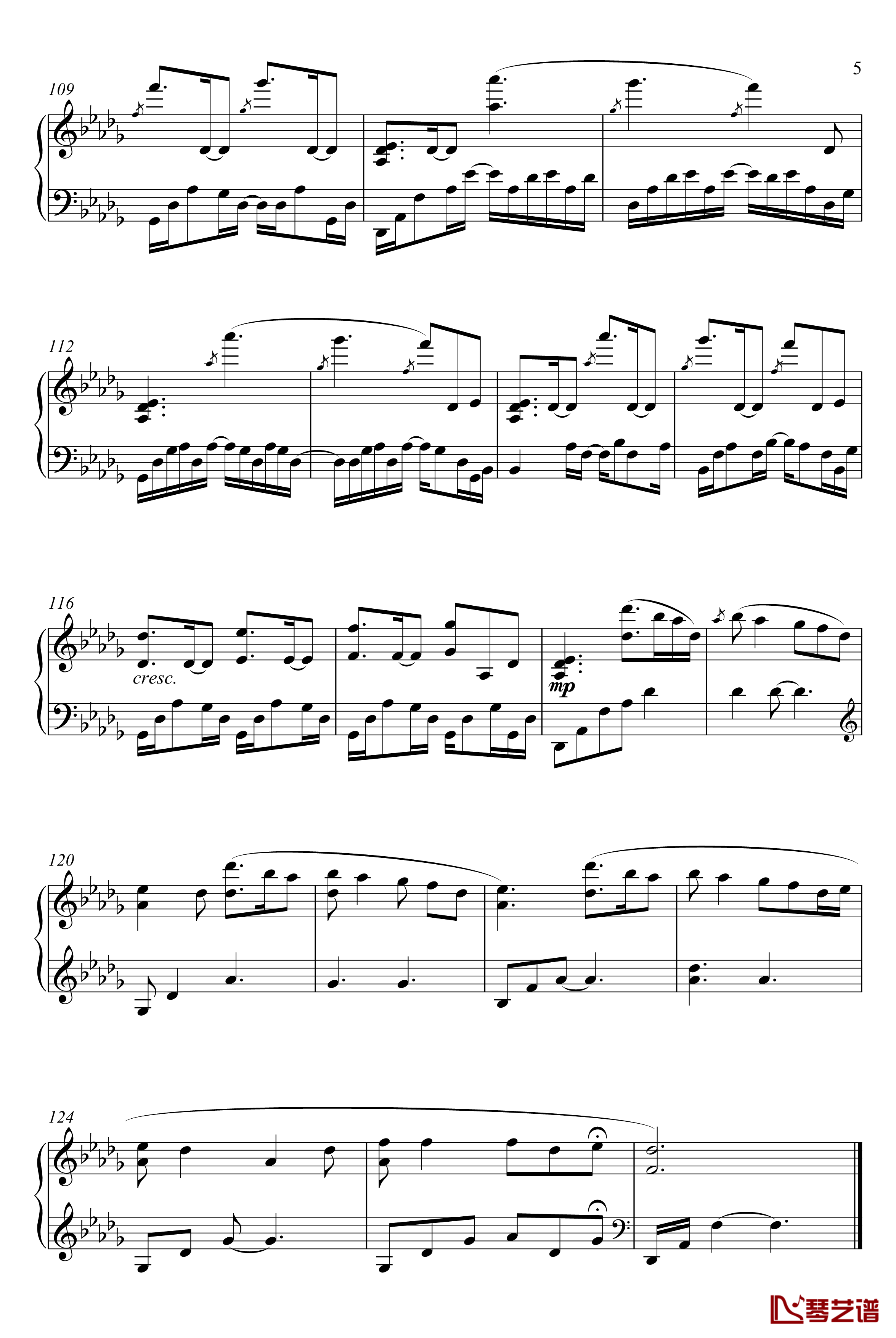 love钢琴谱-Yiruma5