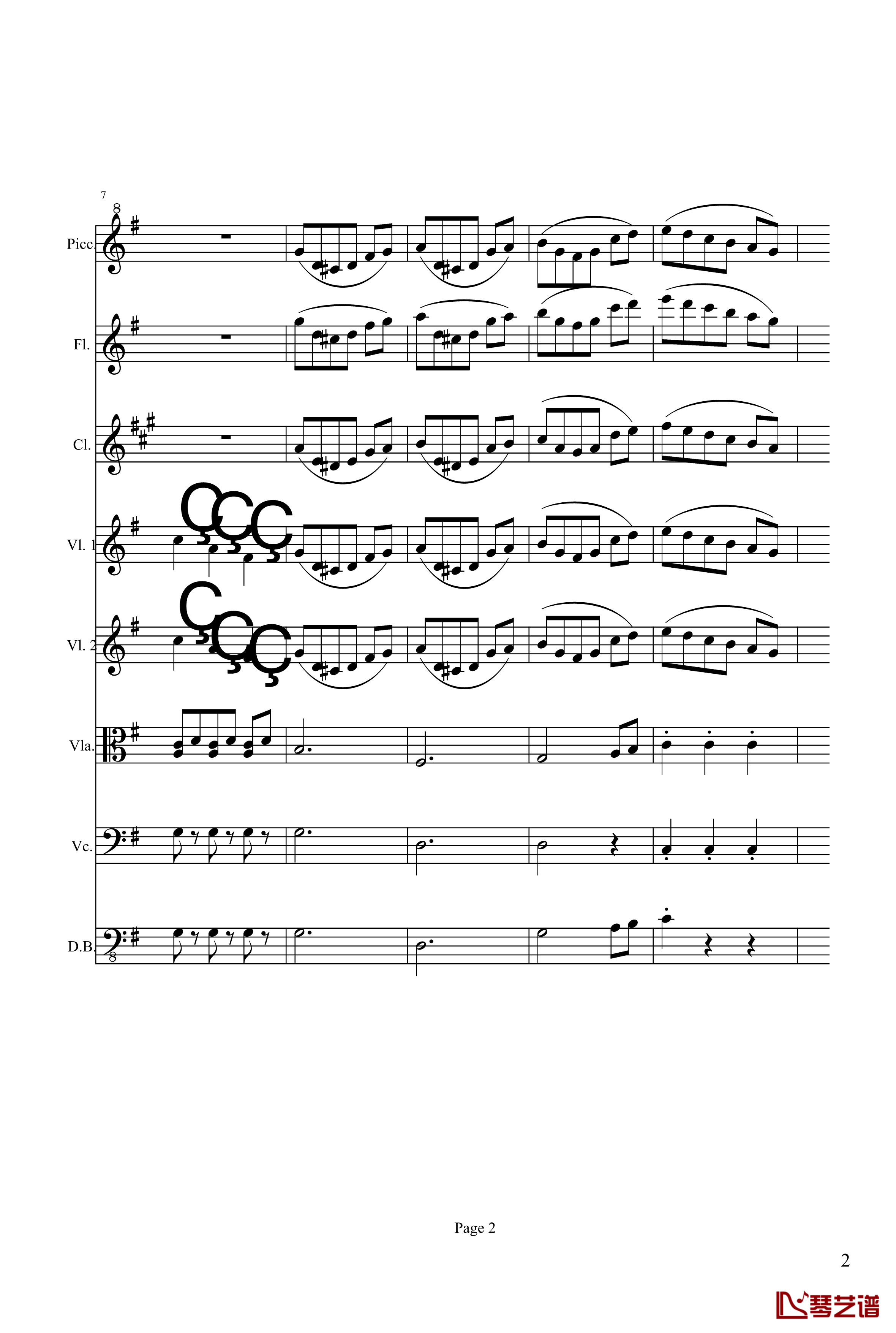 奏鸣曲之交响钢琴谱-第25首-Ⅰ-贝多芬-beethoven2