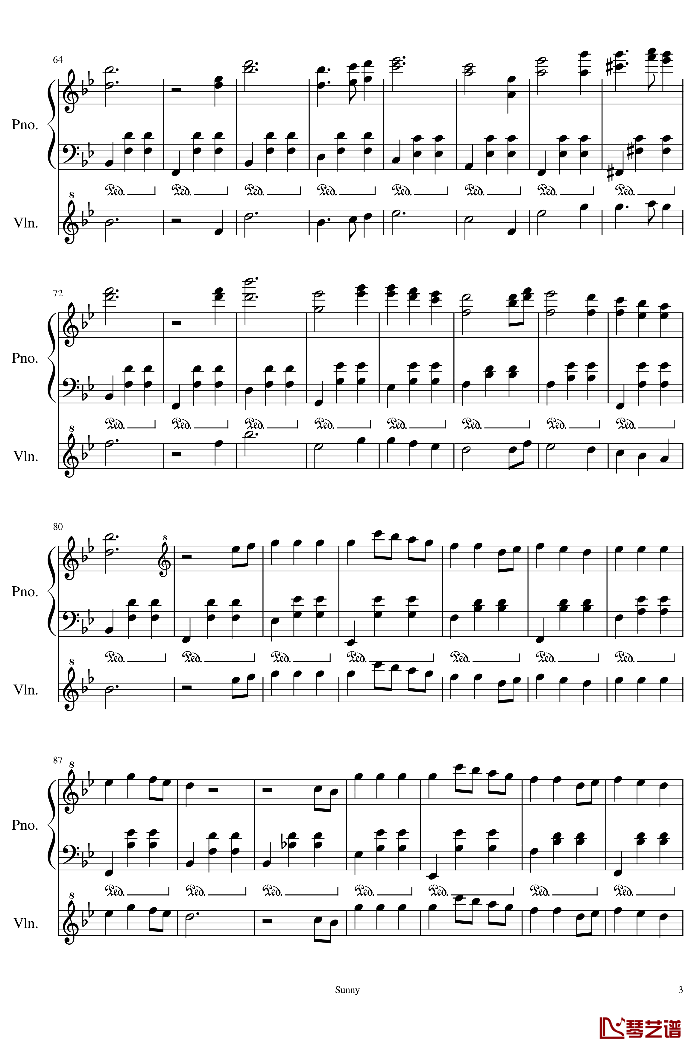 Op.1-4钢琴谱-小时候的音乐课-SunnyAK473