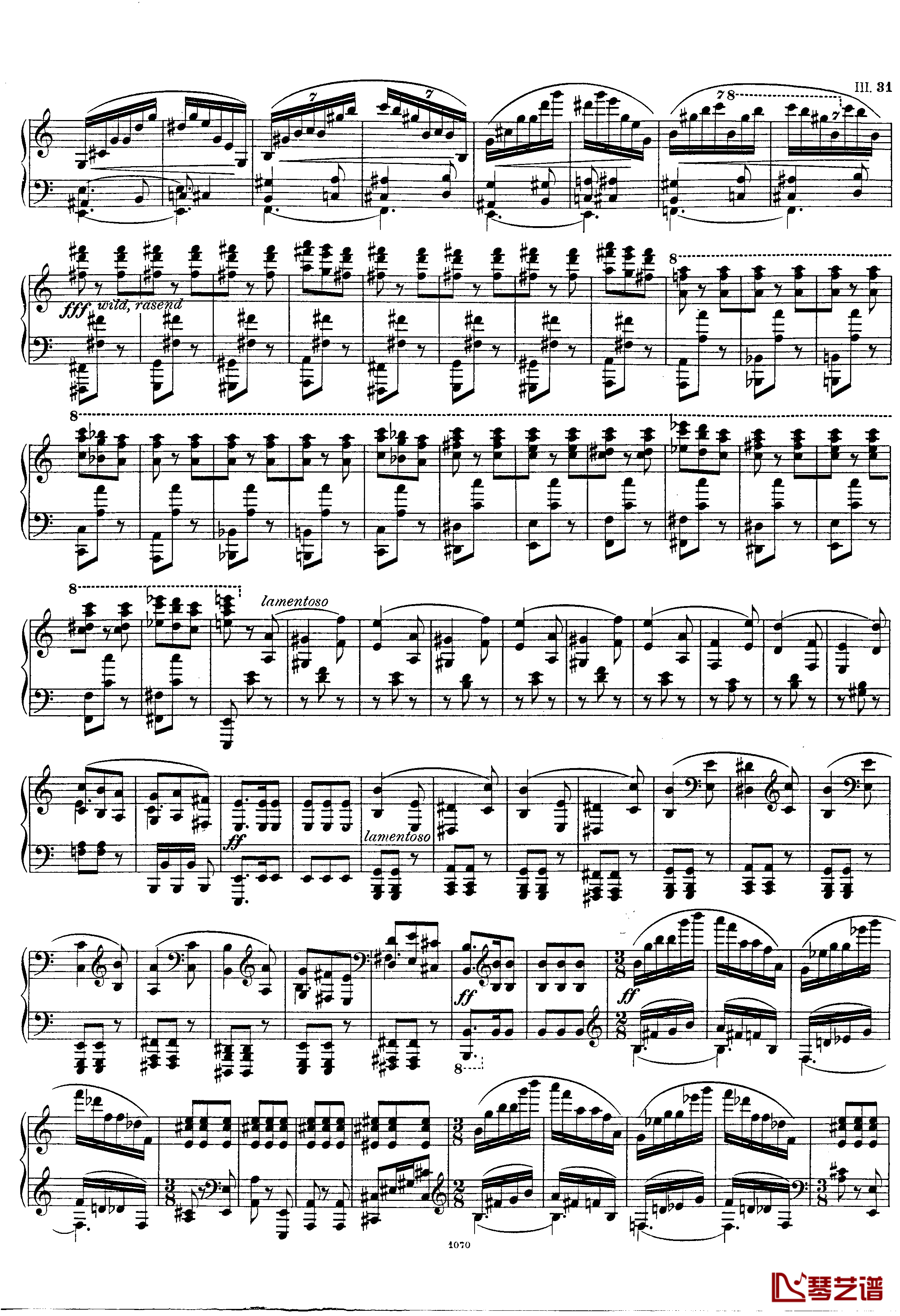 幽灵船Op.1钢琴谱-陶西格6