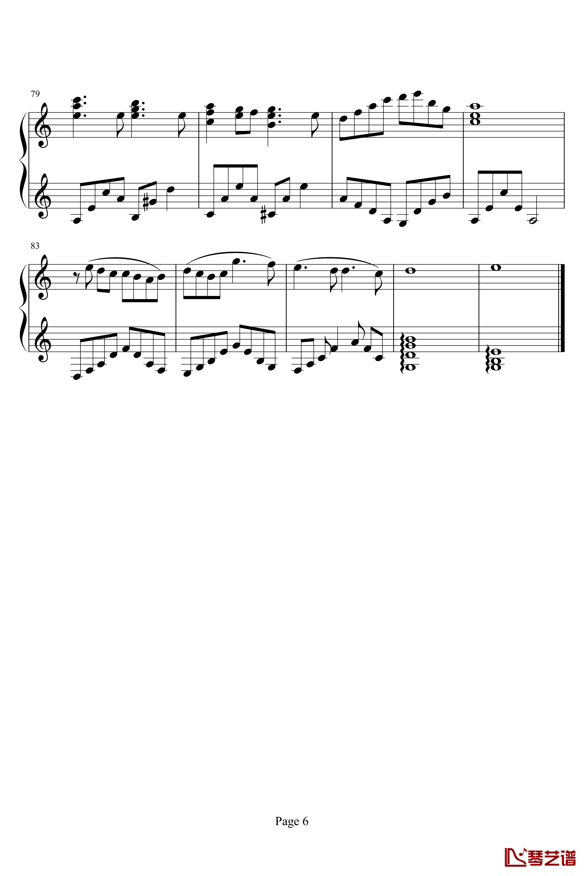 THE CHANGING SEASONS钢琴谱-久石让6