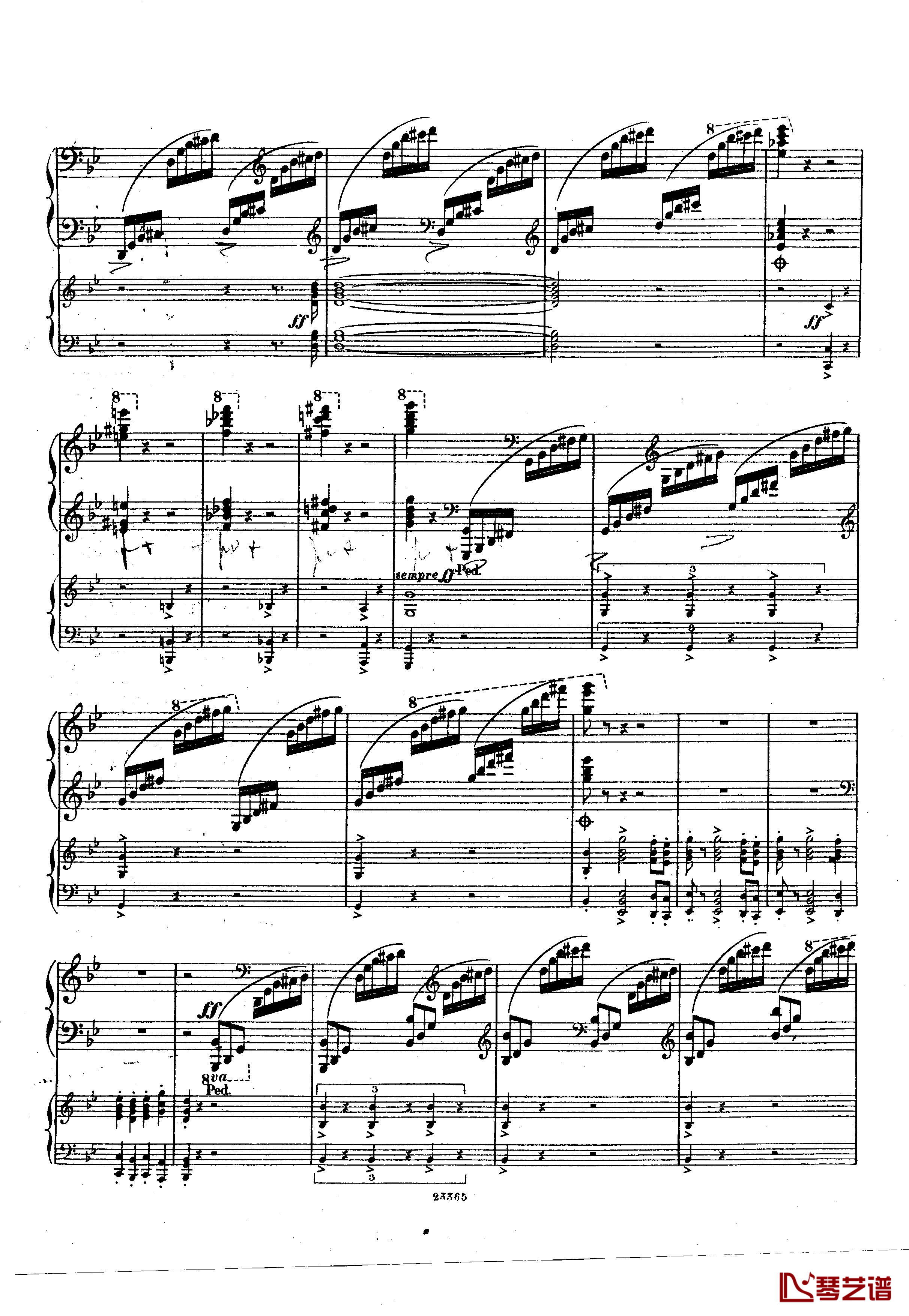 g小调钢琴协奏曲  Op.15钢琴谱-斯甘巴蒂40