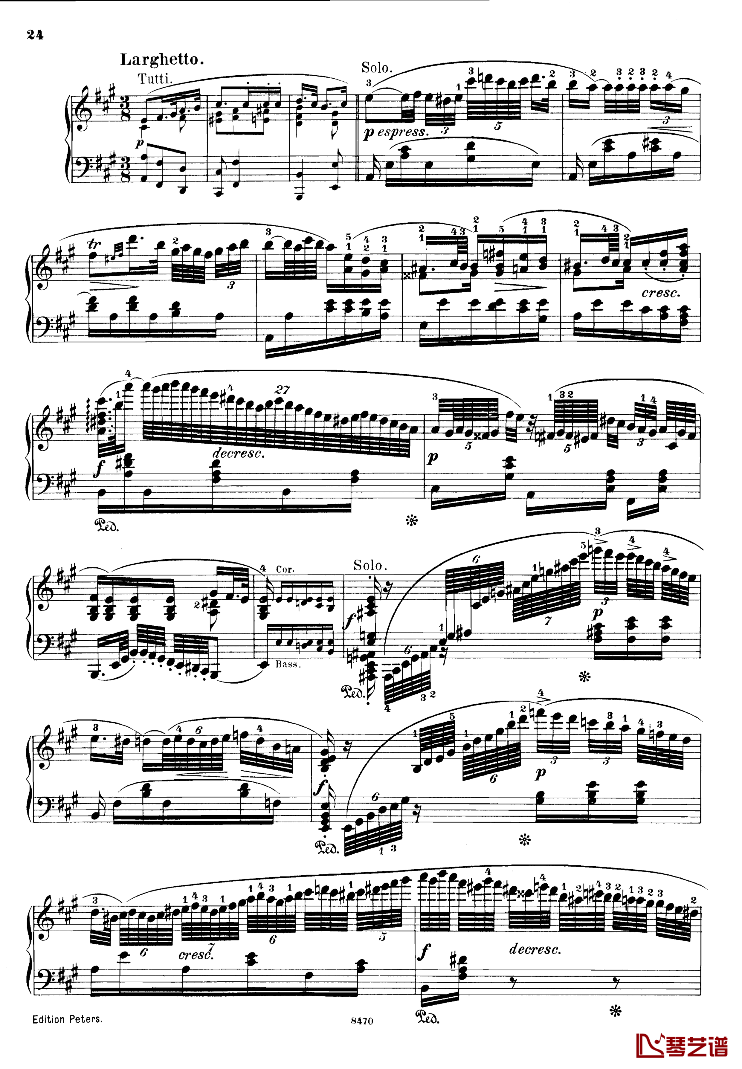 升c小调第三钢琴协奏曲Op.55钢琴谱-克里斯蒂安-里斯24