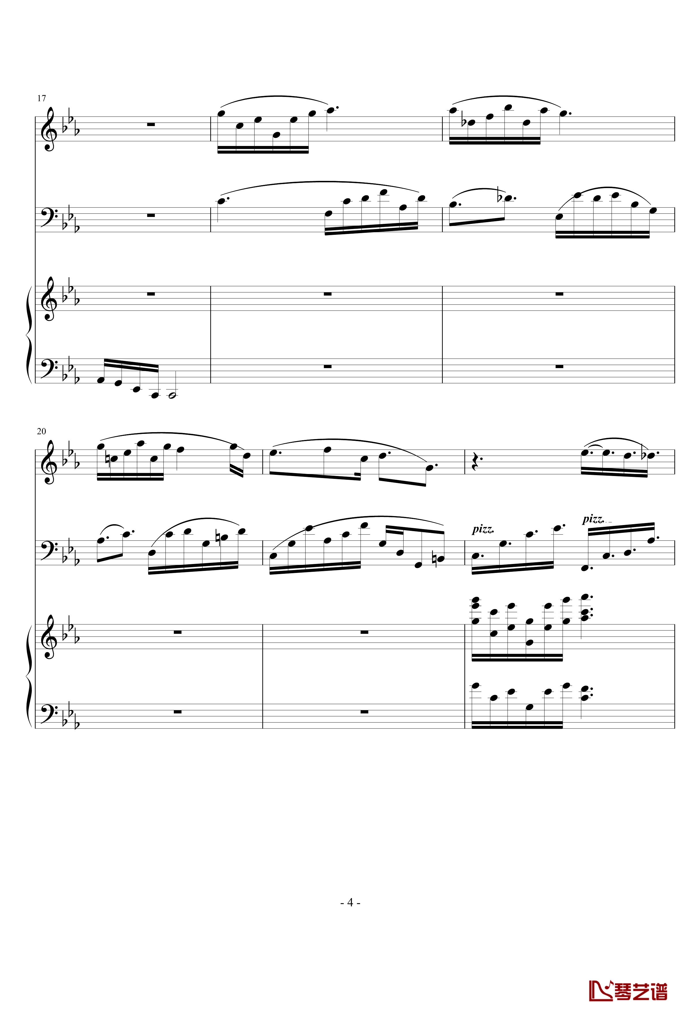 Trio piece钢琴谱-nyride-随写三重奏小品4
