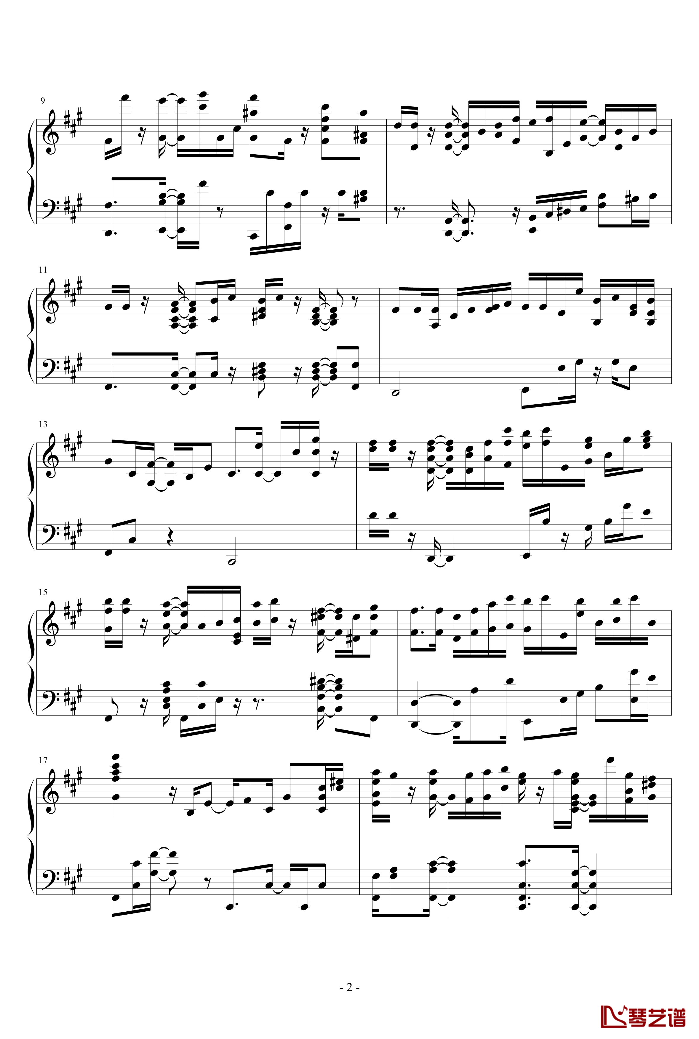 海猫BGM钢琴谱-Dir-海猫鸣泣之时2