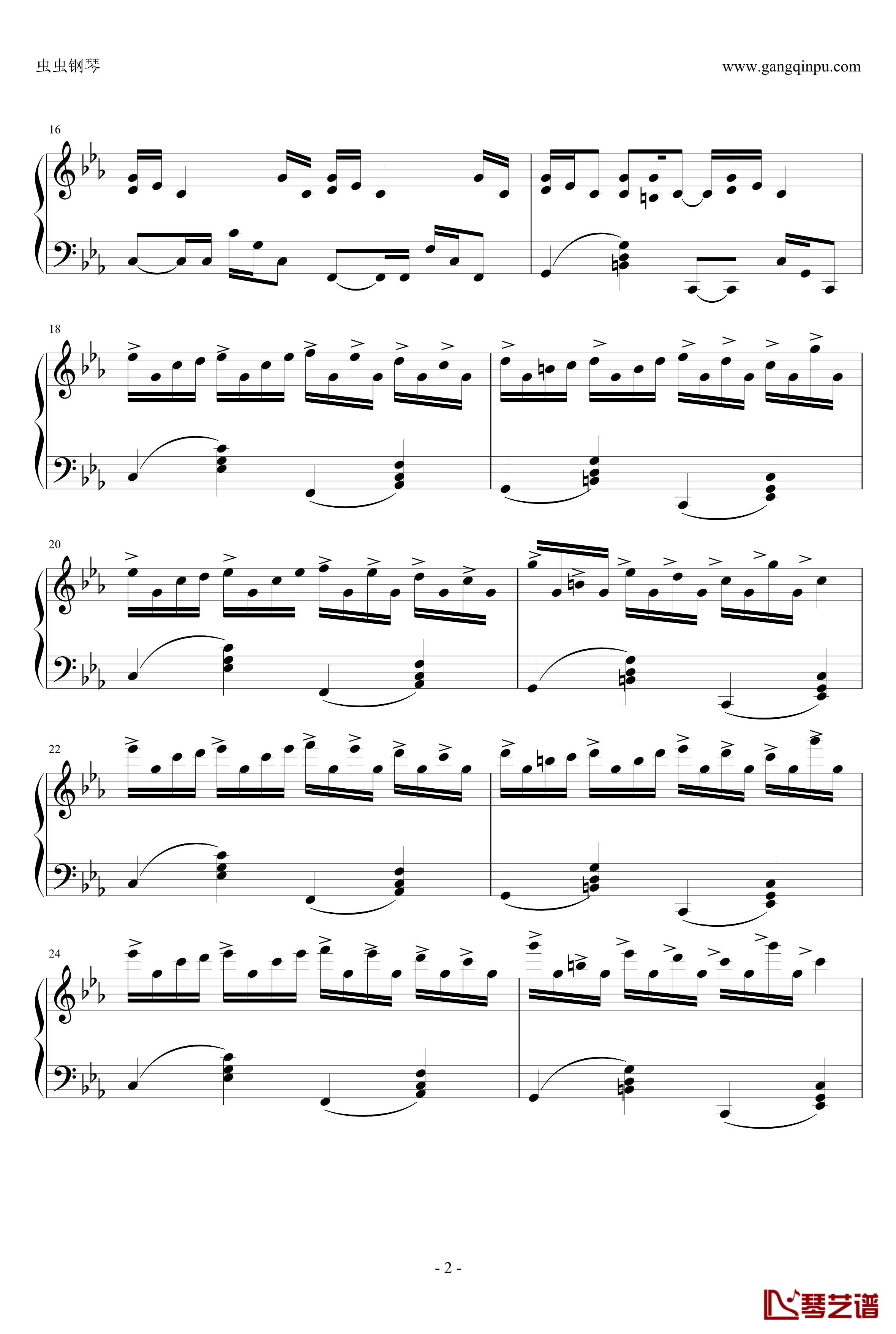 克罗地亚狂想曲钢琴谱-完美版-马克西姆-Maksim·Mrvica2
