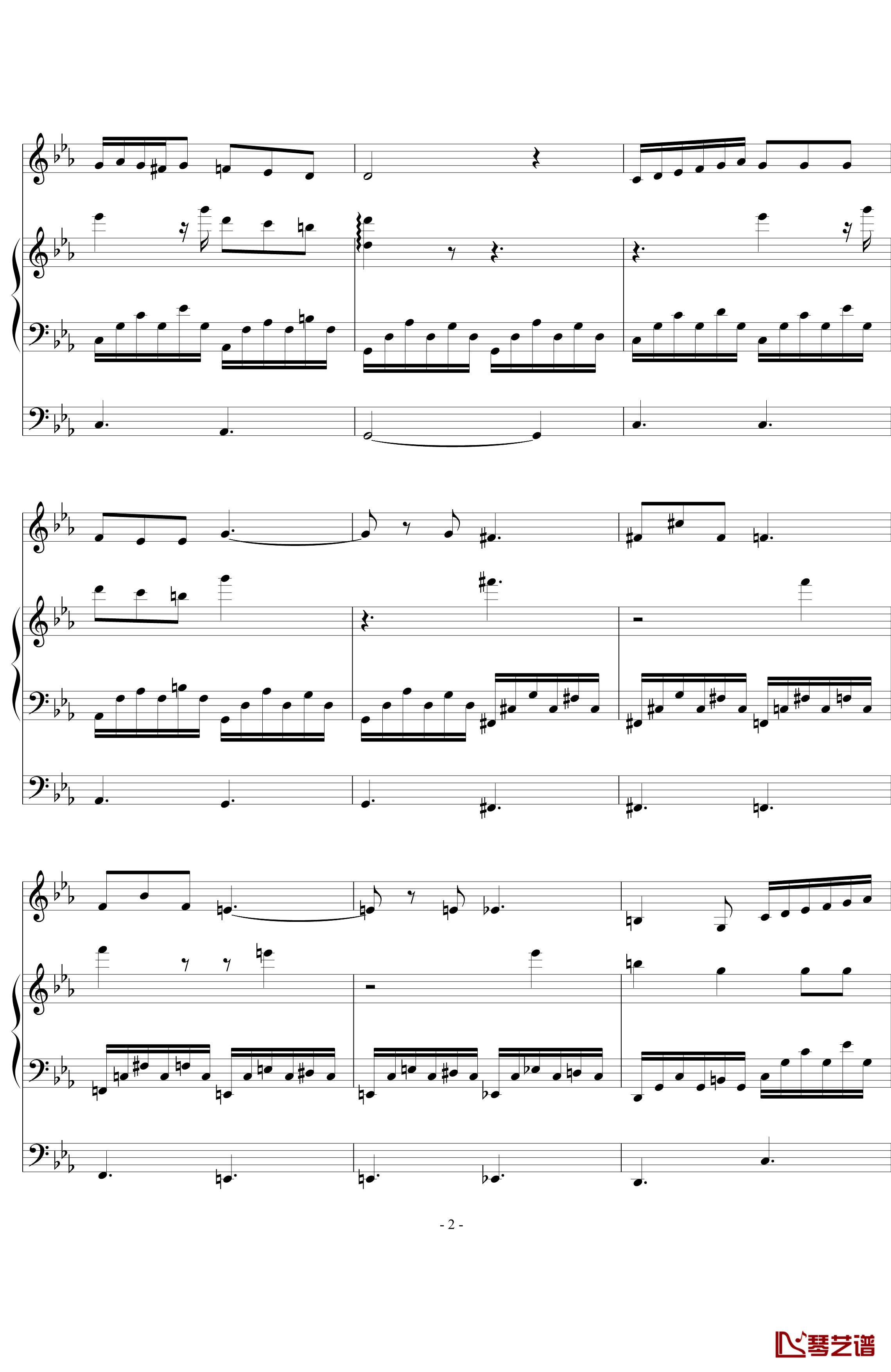 肖邦夜曲op11钢琴谱-肖邦-chopin2