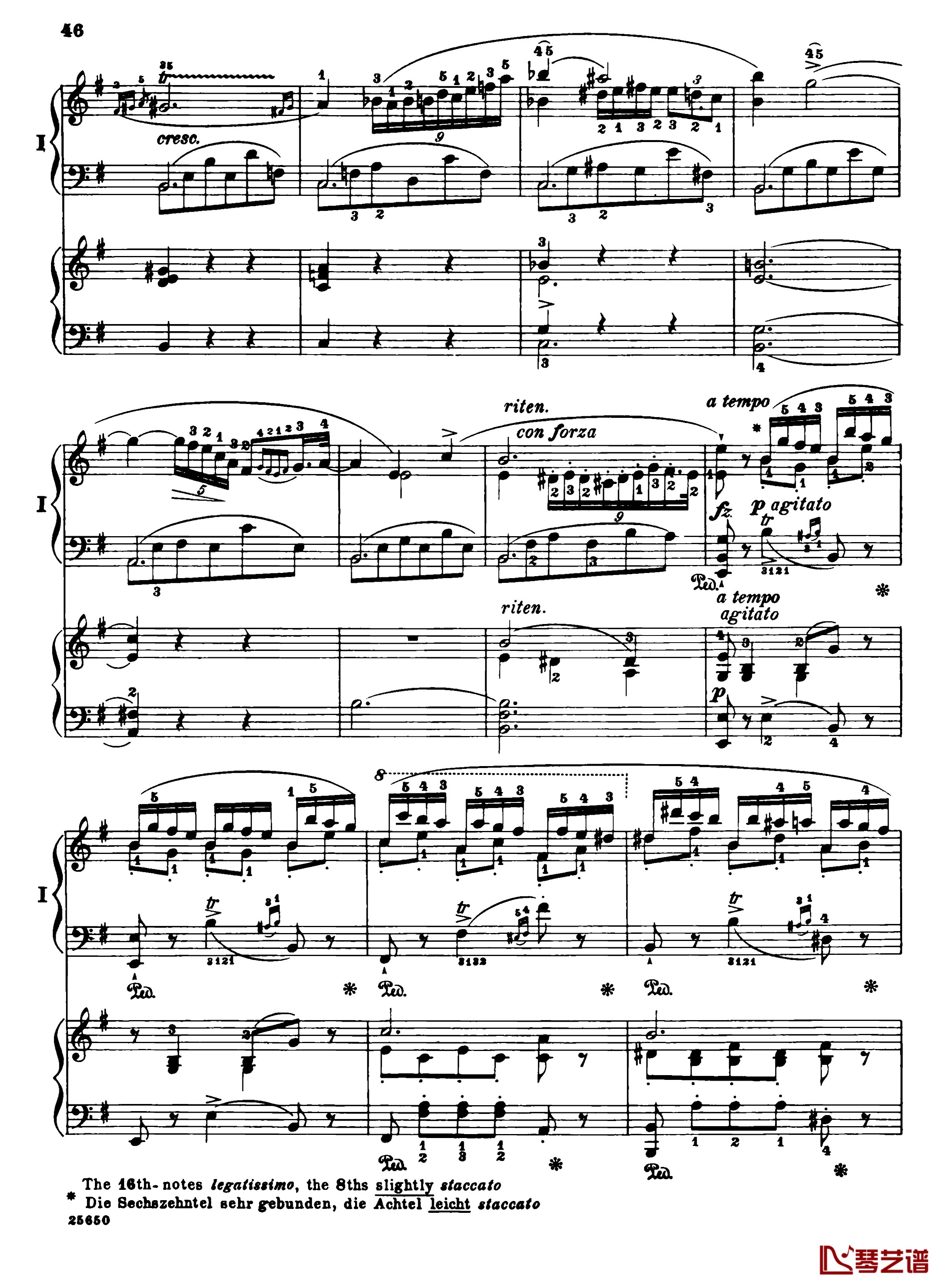 肖邦第一钢琴协奏曲钢琴谱-肖邦48