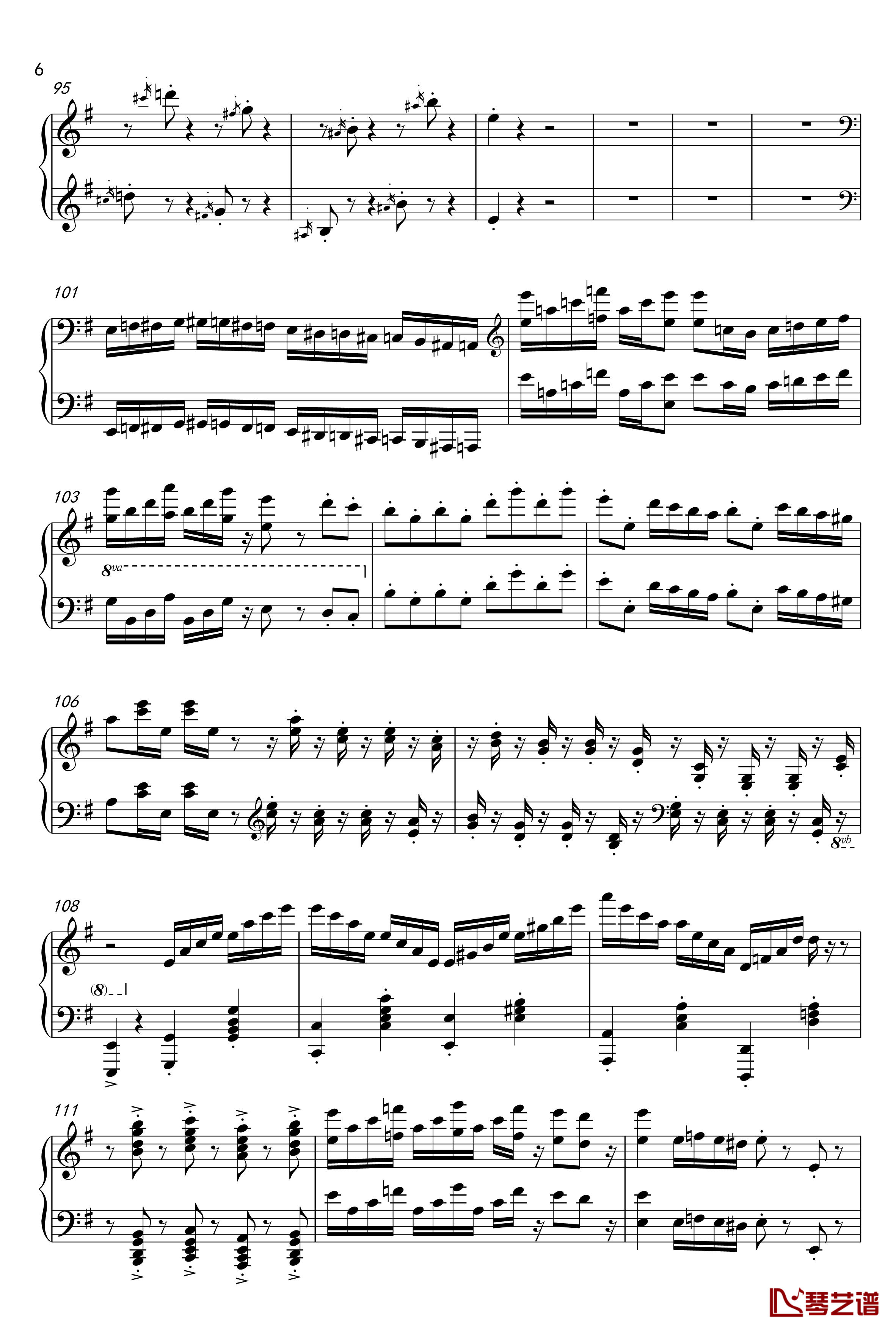 马克西姆-吉普赛女郎钢琴谱-Maksim·Mrvica6