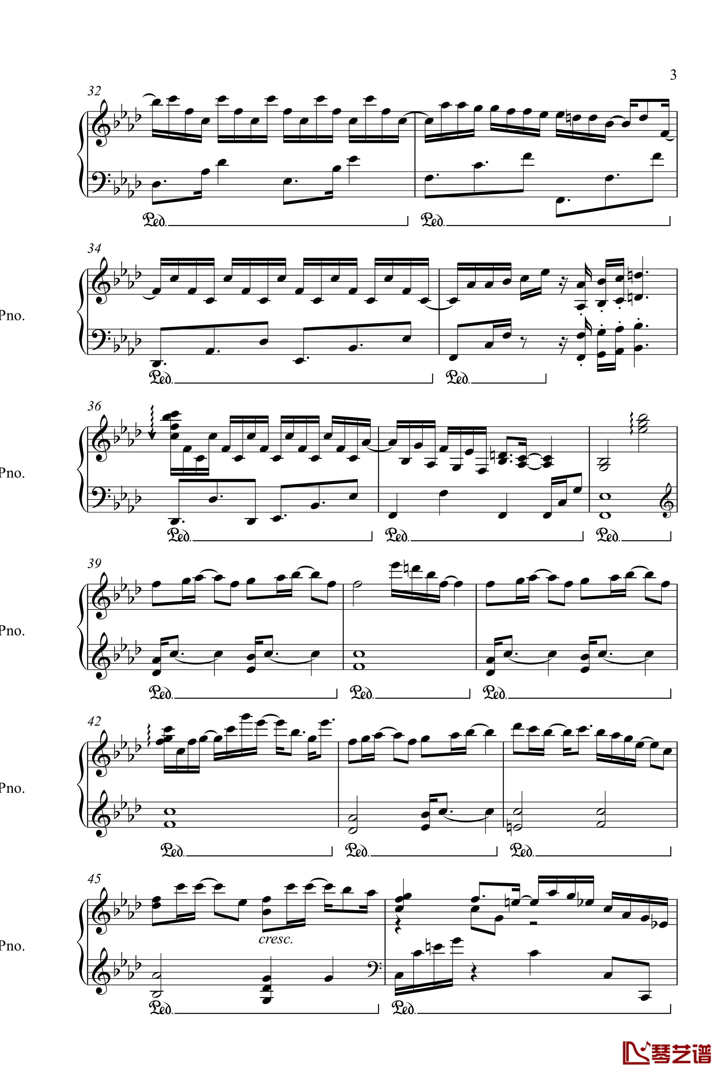 泪的声音钢琴谱-V.K3