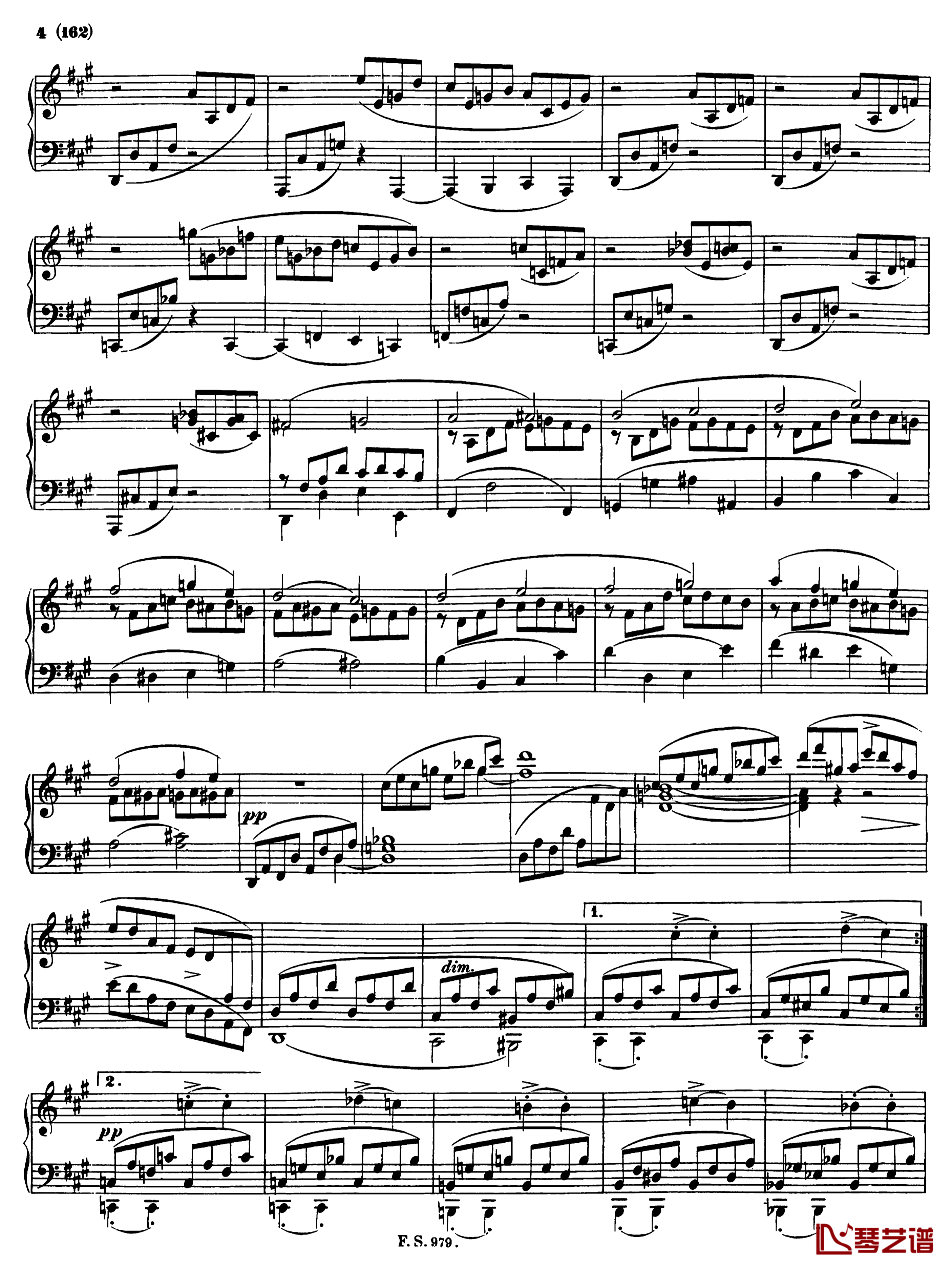 升f小调钢琴奏鸣曲D.571钢琴谱-李斯特-舒伯特3