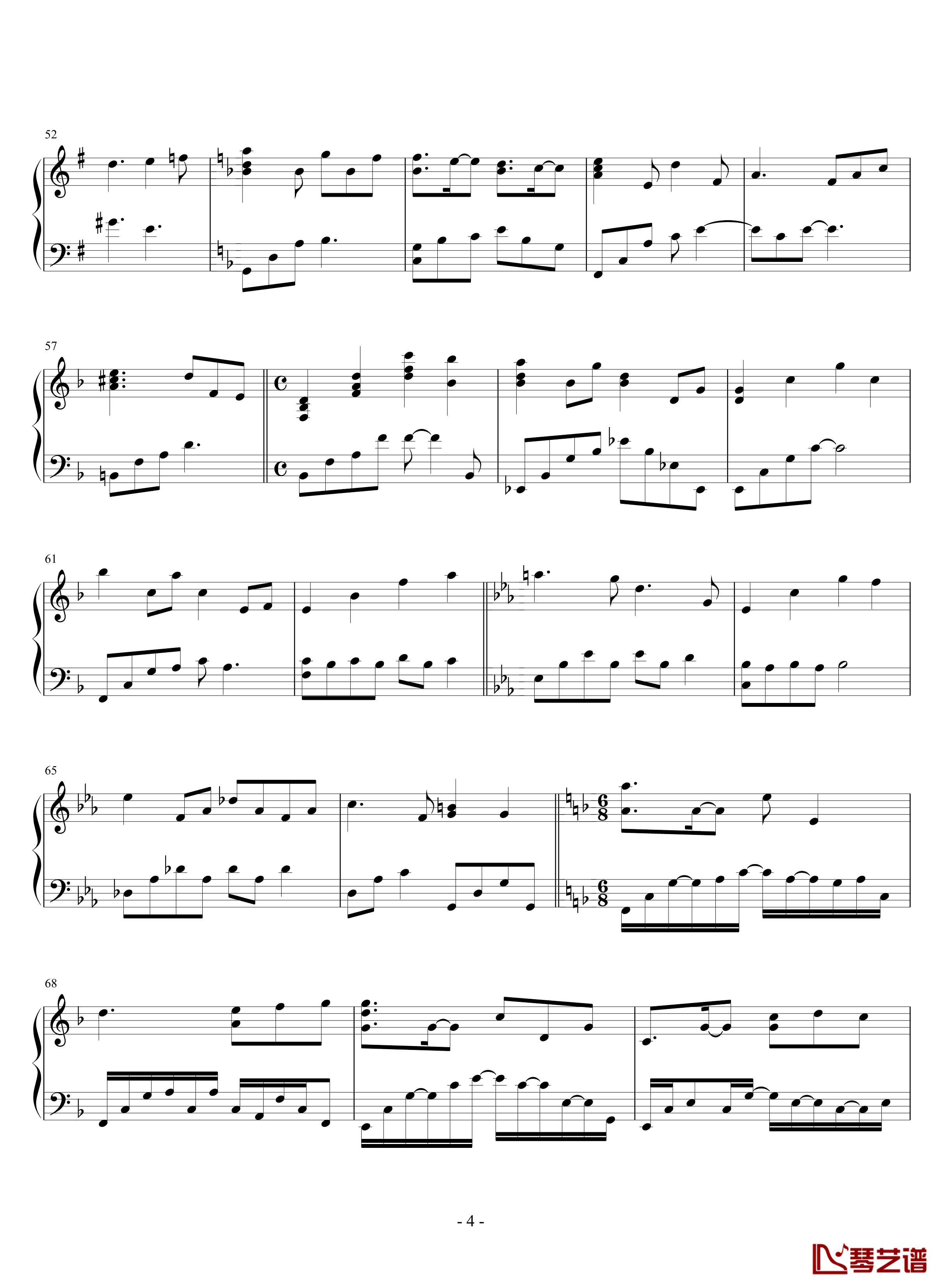 Loanna钢琴谱-Yiruma4