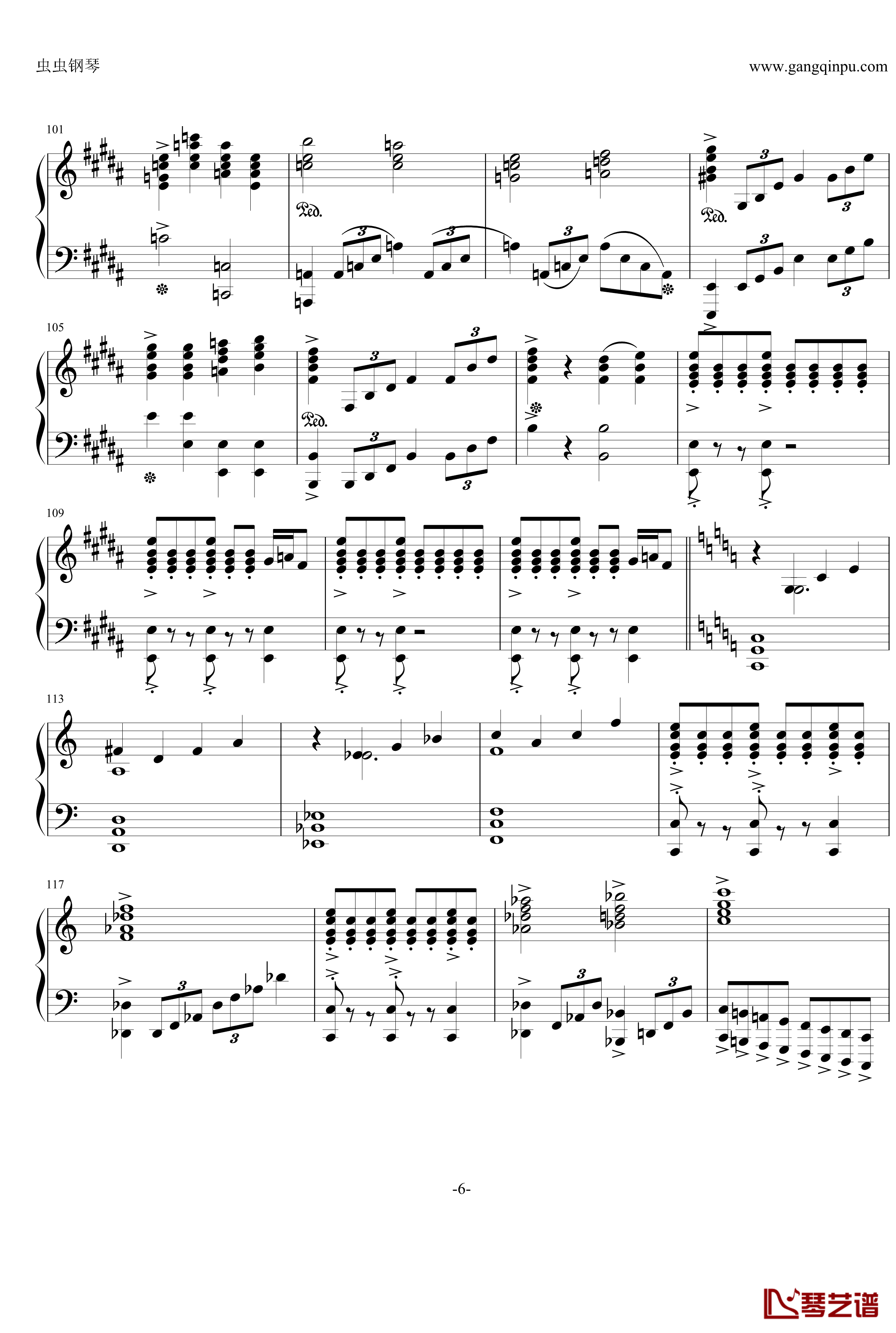 メインテーマ钢琴谱-碧蓝幻想  主题音乐-グランブルーファンタジ6
