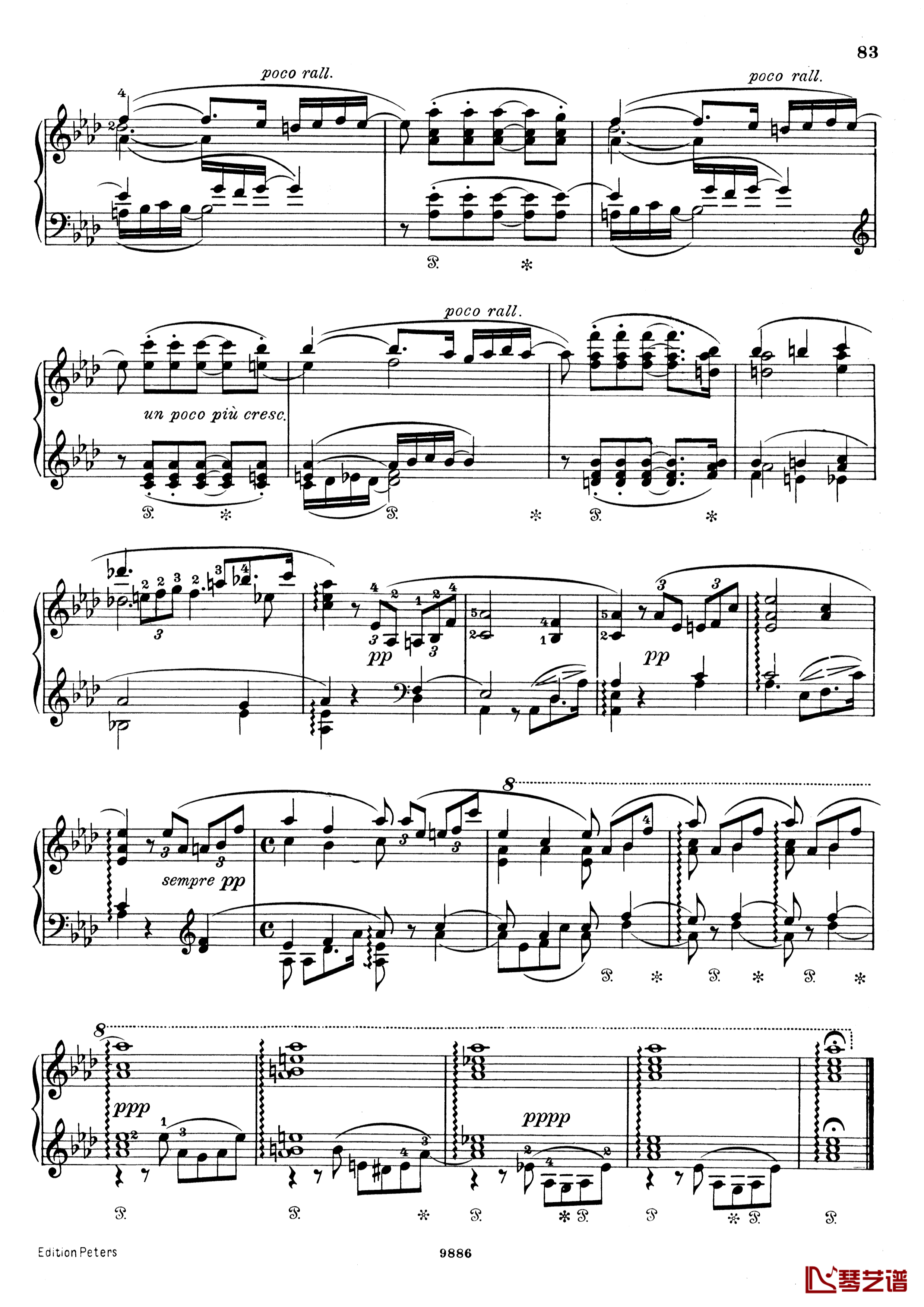 浮士德交响曲 S.108 第二乐章钢琴谱-李斯特16