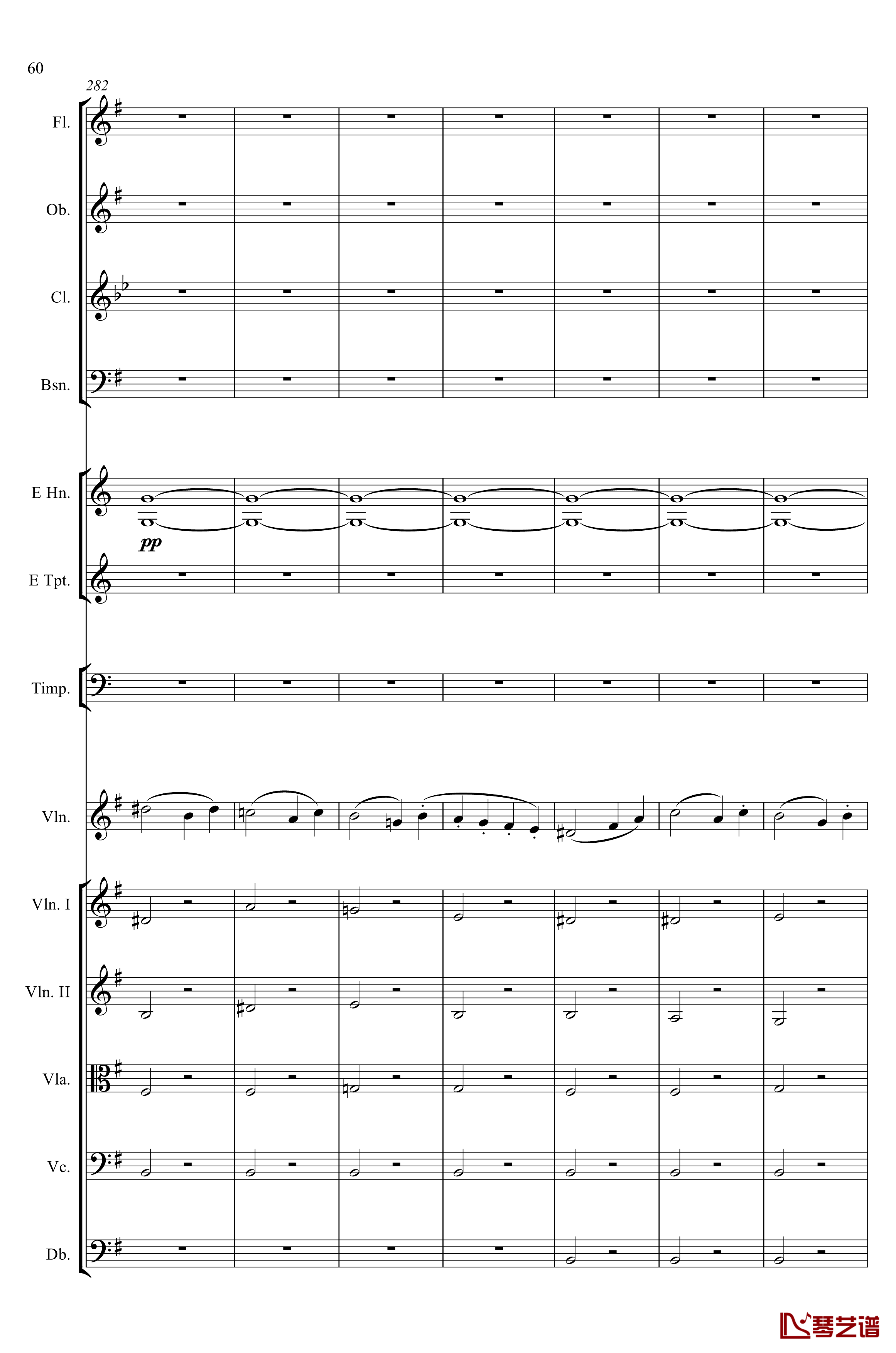 e小调小提琴协奏曲Op.64钢琴谱-第一乐章-门德尔松60