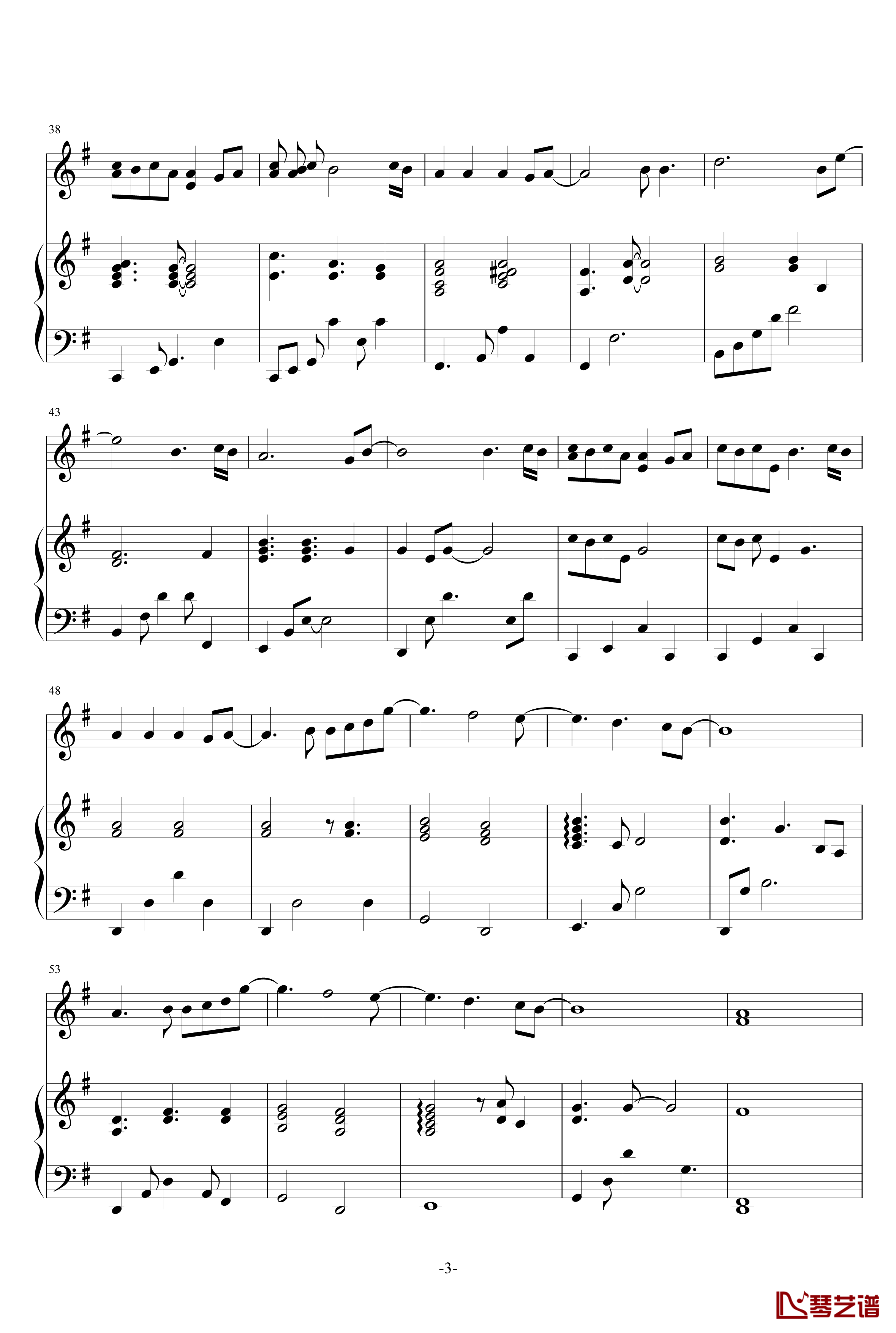 All of me钢琴谱-小提琴钢琴合奏-John Legend3