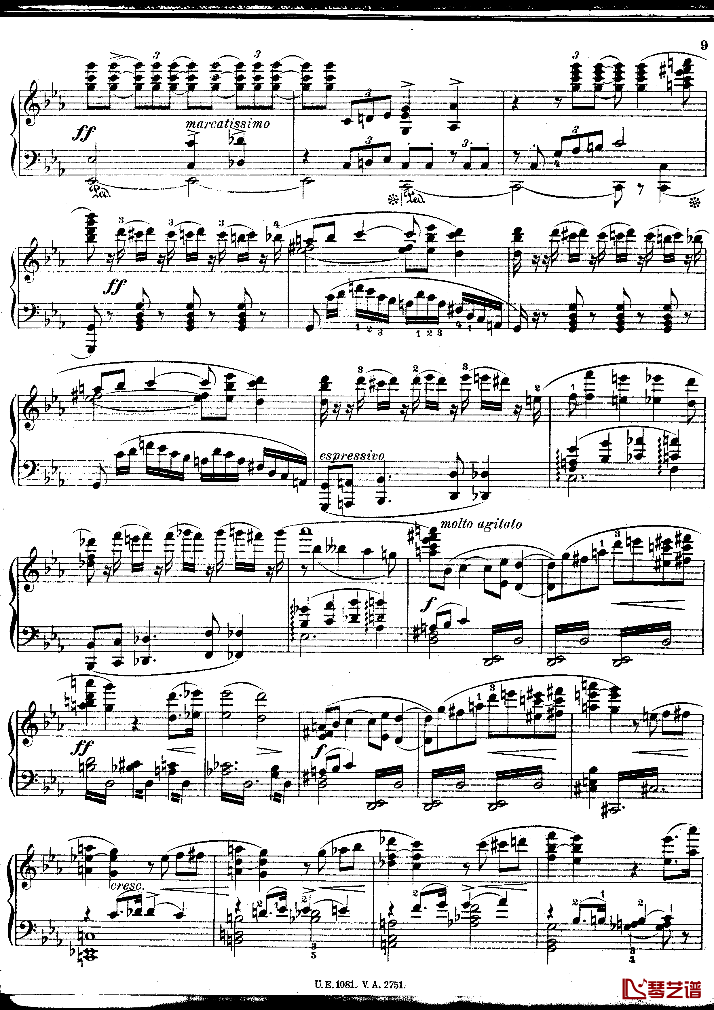 死与净化  Op.24钢琴谱-施特劳斯7
