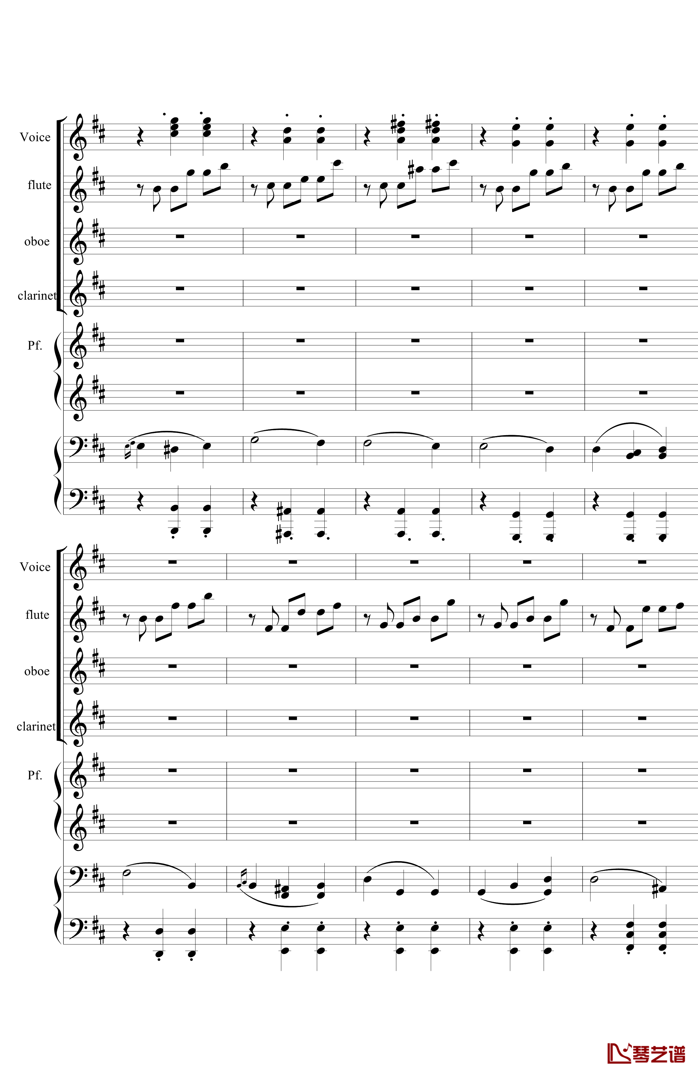 花之圆舞曲钢琴谱-室内乐-柴科夫斯基-Peter Ilyich Tchaikovsky14