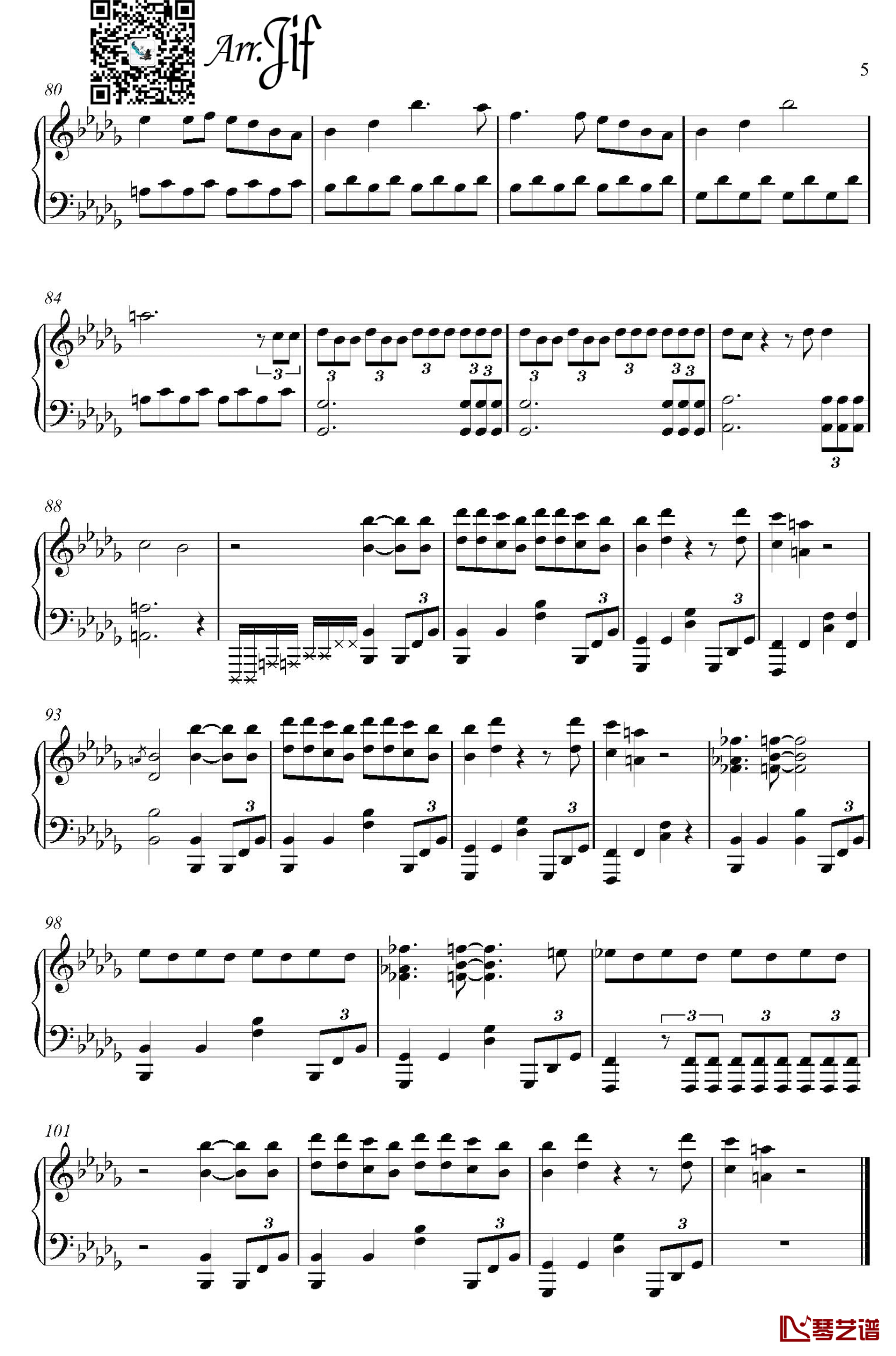 Believer钢琴谱-Imagine Dragons5
