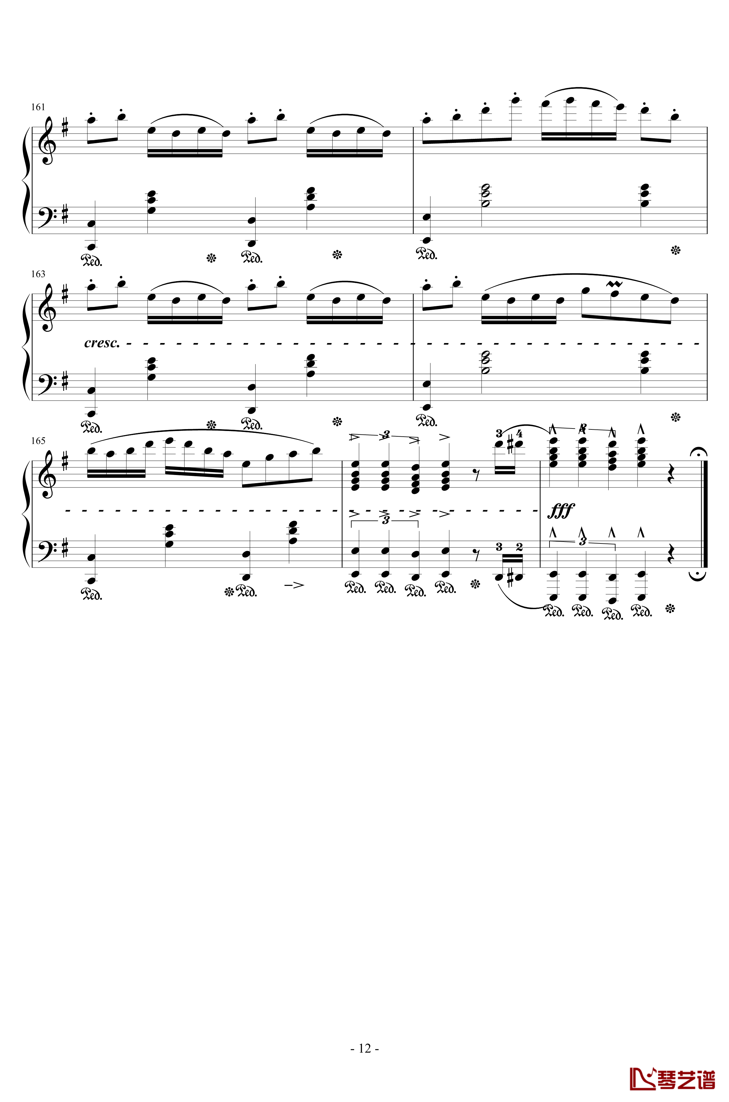 千本樱钢琴谱-交响乐版-初音未来12