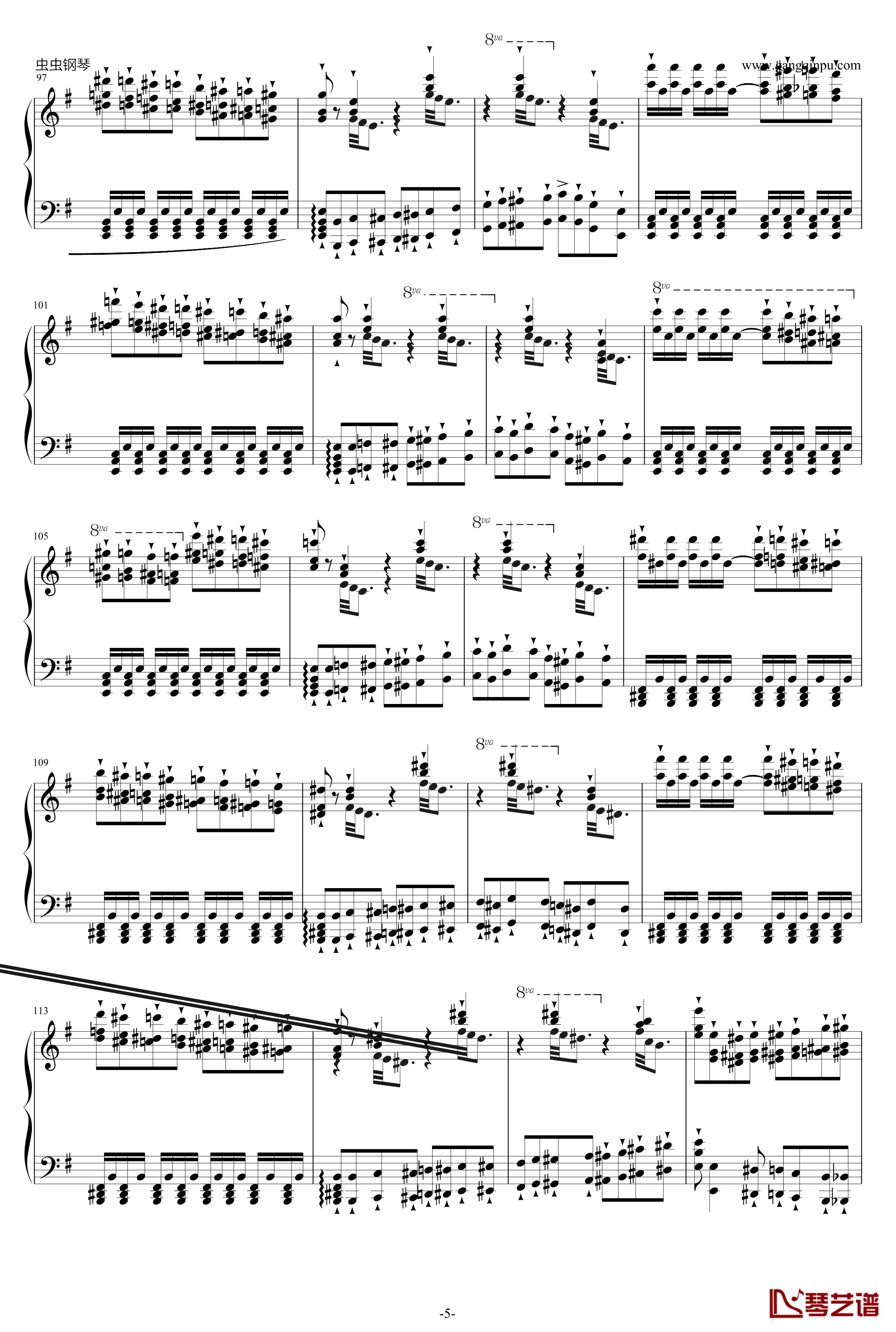 威廉·退尔序曲钢琴谱-李斯特S.5525