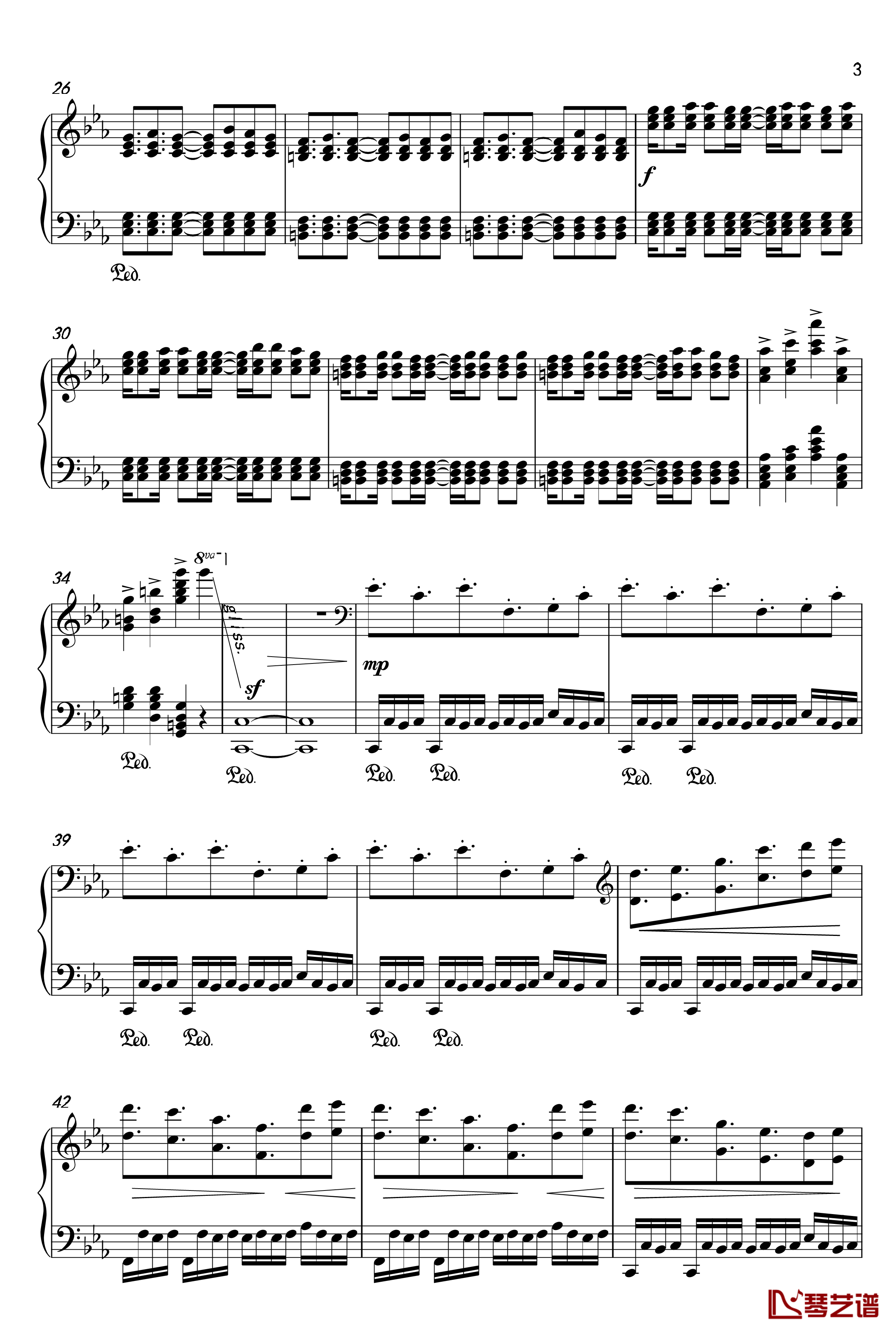 古巴 钢琴谱-最接近原版-马克西姆-Maksim·Mrvica3