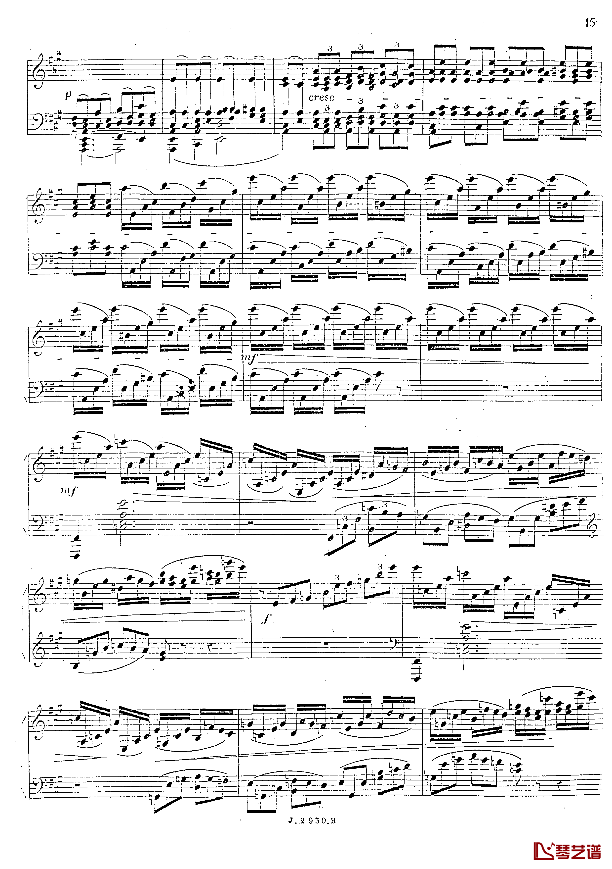 a小调第四钢琴奏鸣曲钢琴谱-安东 鲁宾斯坦- Op.10016