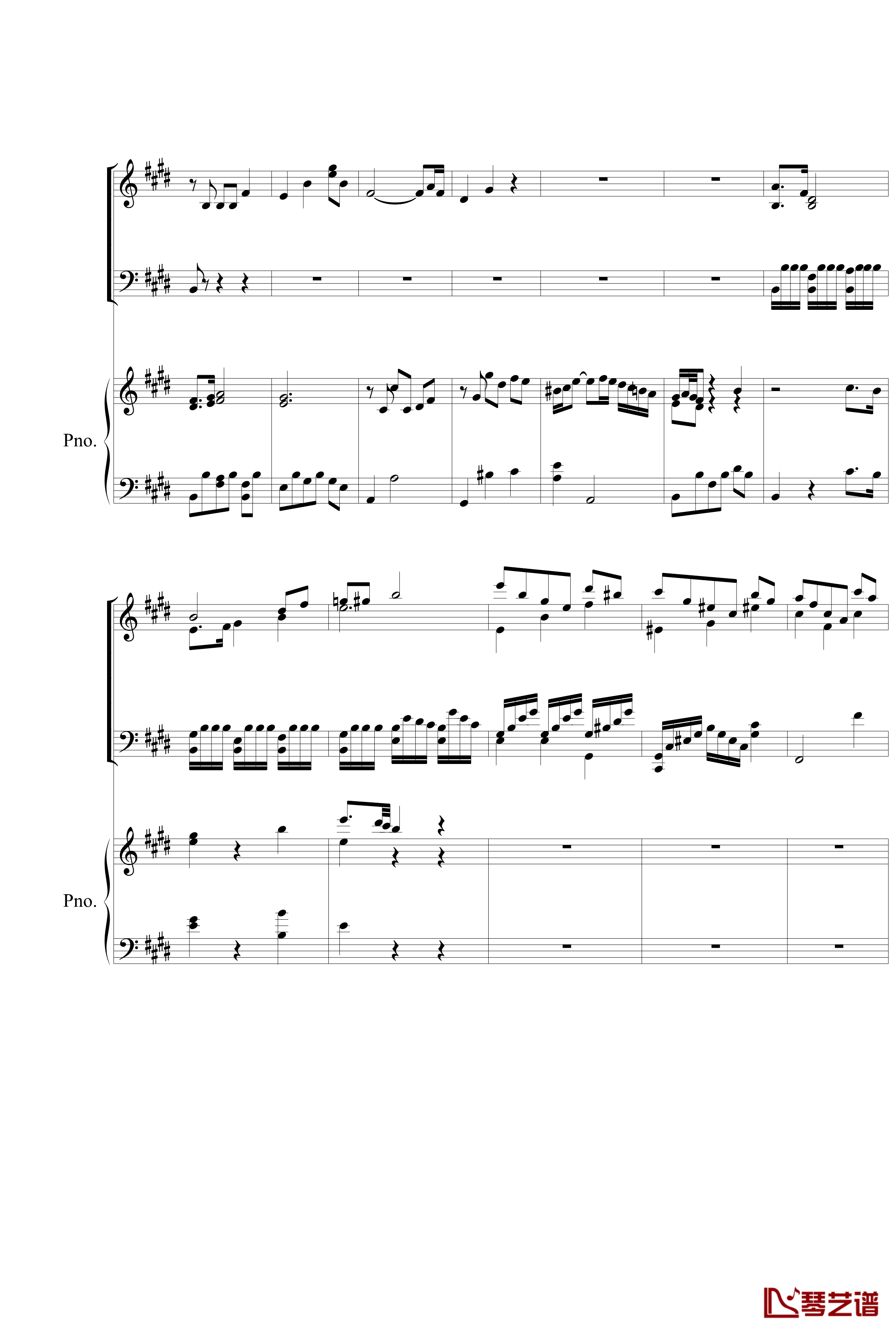 Piano Concerto No.2 钢琴谱-mov.2-nzh19342