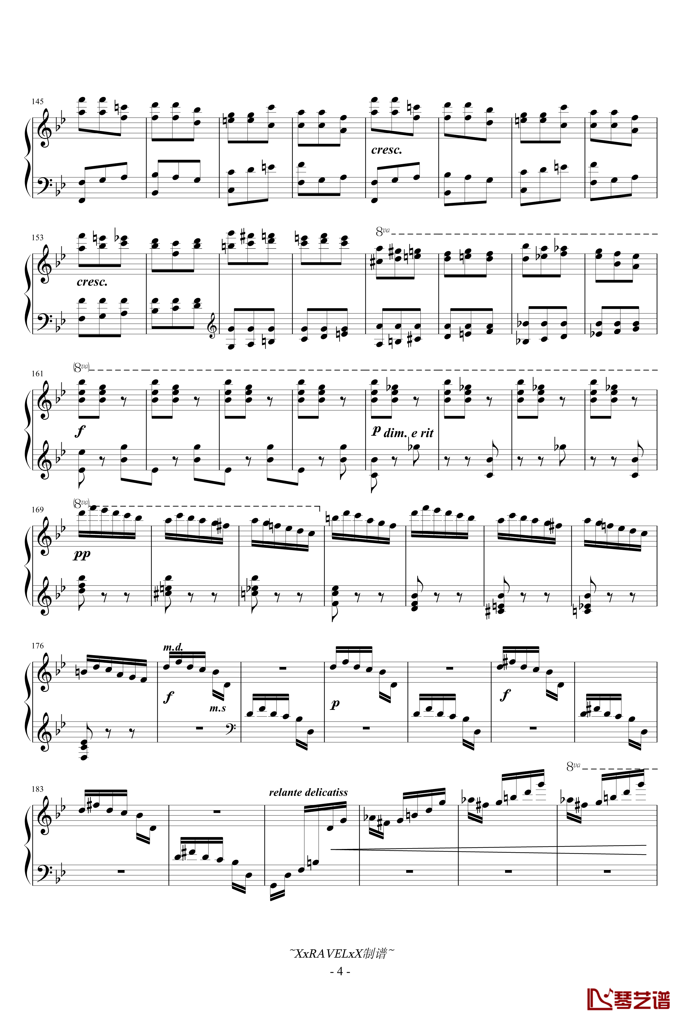 火花钢琴谱-Op.36 No.6-莫什科夫斯基-Moszkowski4