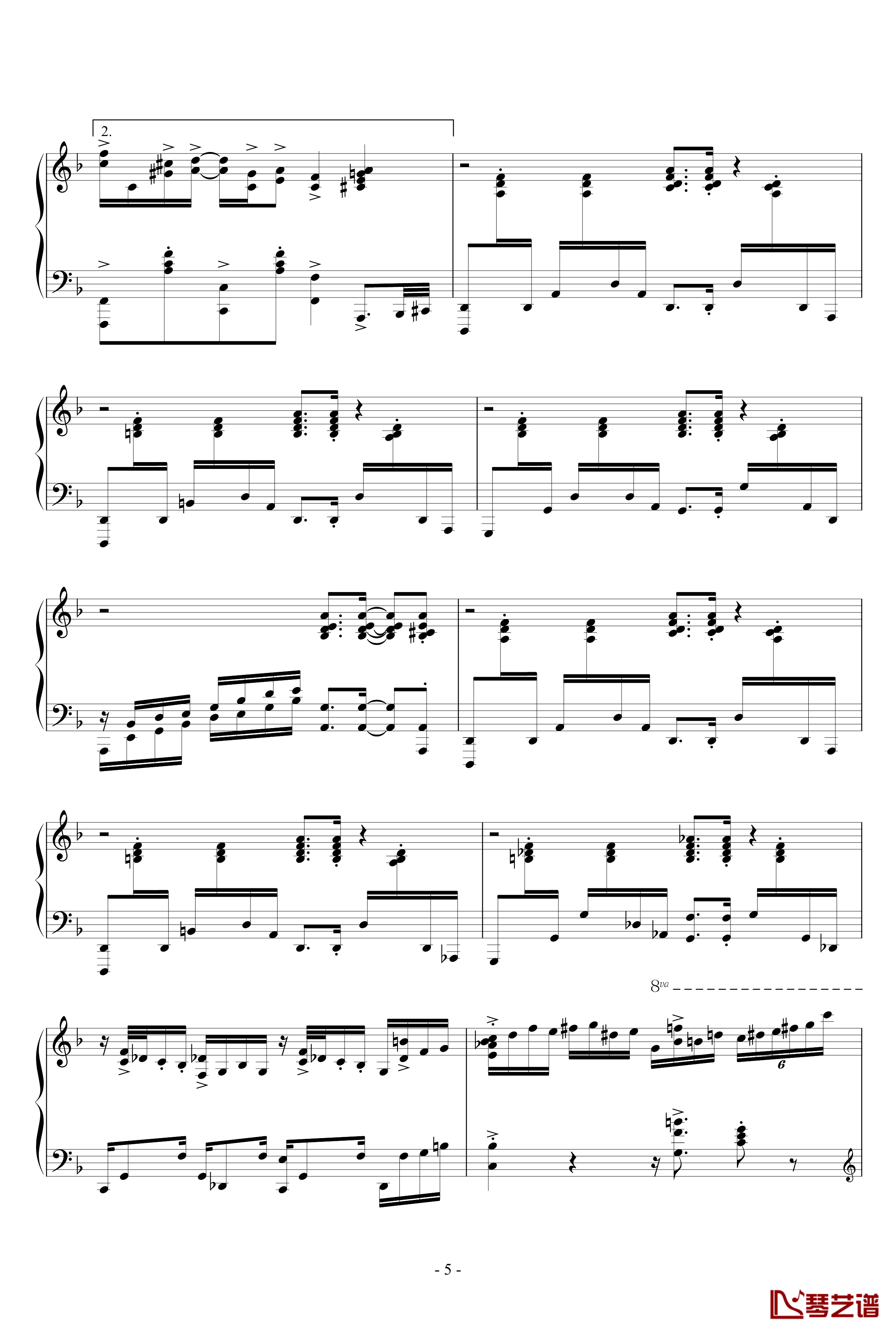 Capriccio For jubeat钢琴谱-芮-Really5
